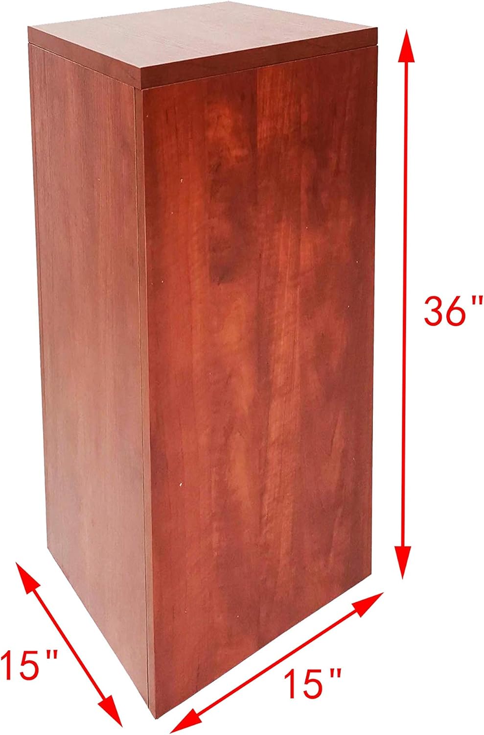 15x15x36 Inch Cube Pedestal Table Display Stand