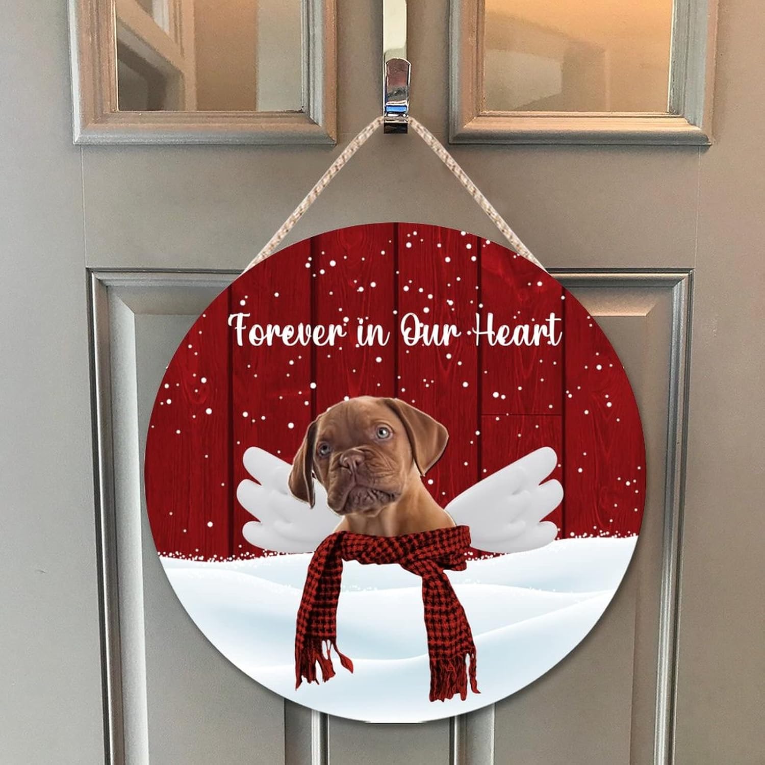Farmhouse Door Hanger Pet Loss Memorial Sign