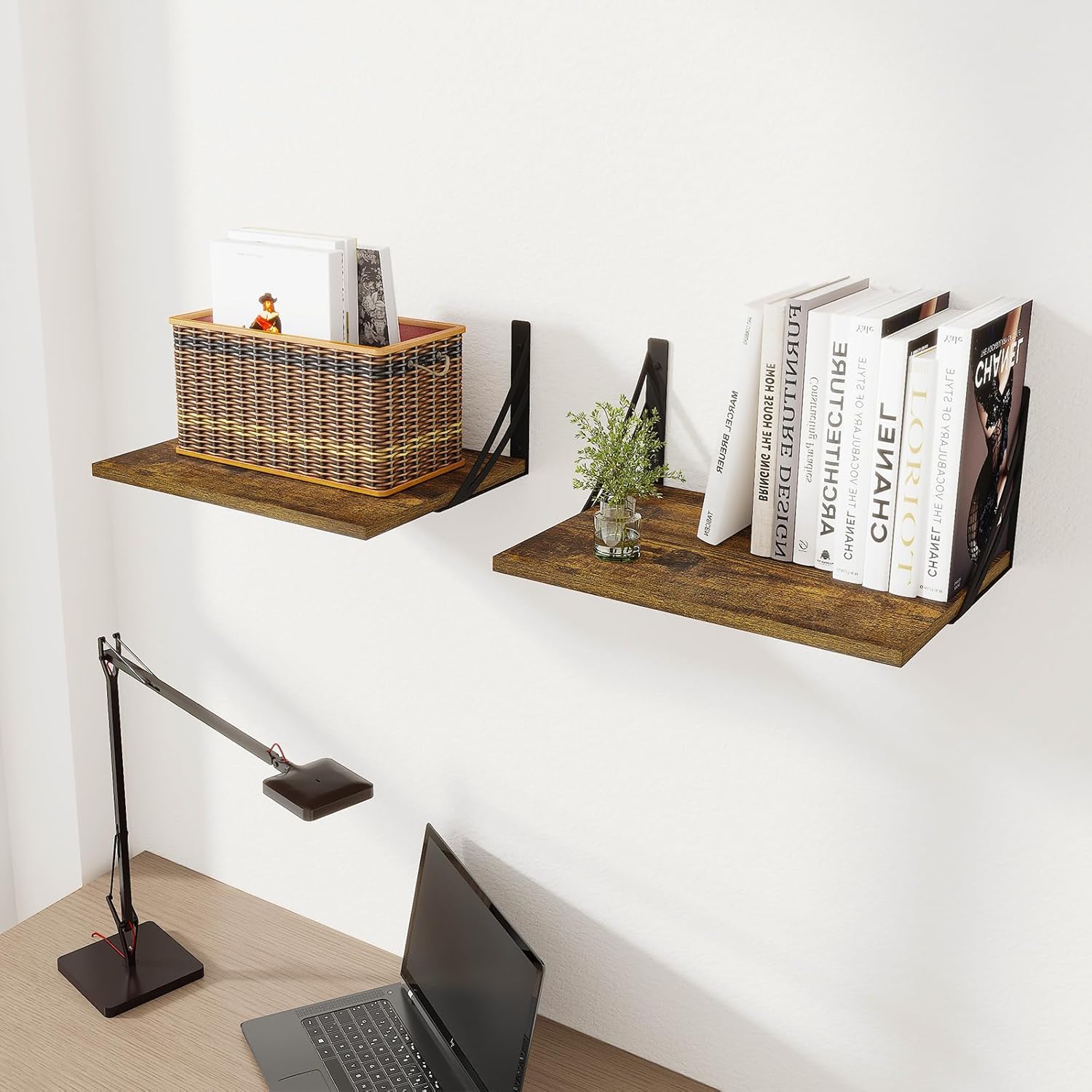 Deep Floating Shelves for Wall 12 Inch Deep Storage Shelves