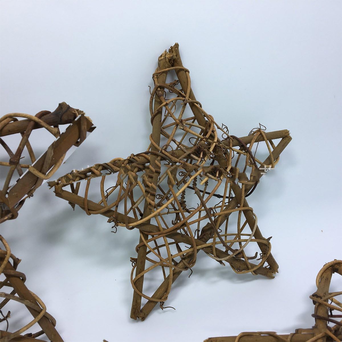 Natural Grapevine Star Shape Wreath DIY Christmas Decoration 12 Inches