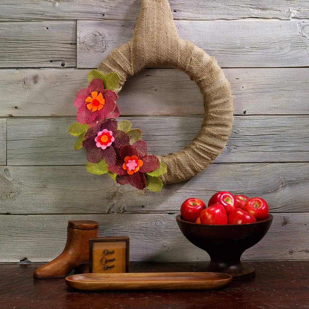 FloraCraft CraftFom Wreath 2 x 118 Inches White