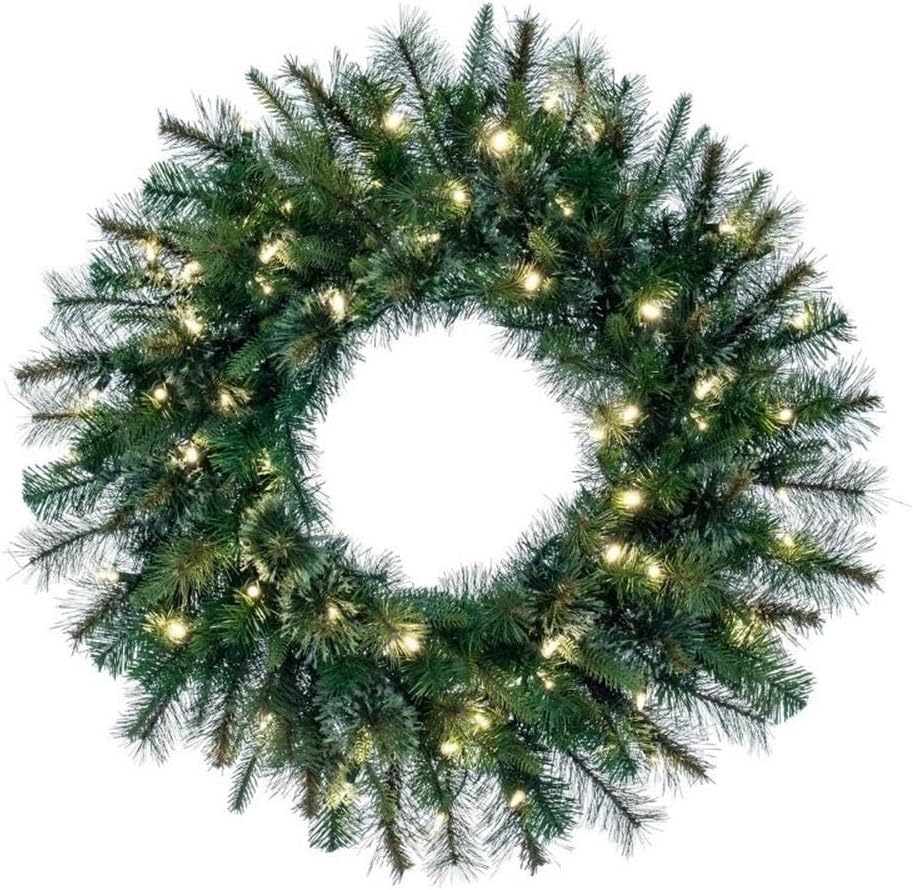 Vickerman 30 Inch Cashmere Pine Wreath with LED Lights