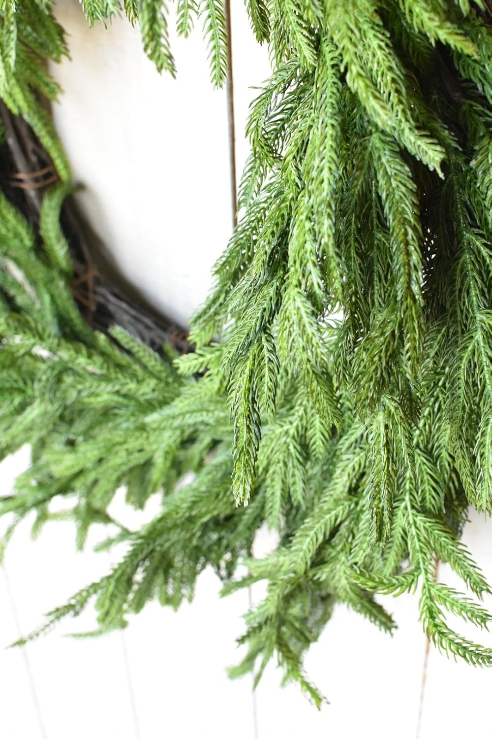 Afloral Real Touch Norfolk Pine Wreath 24 Inch
