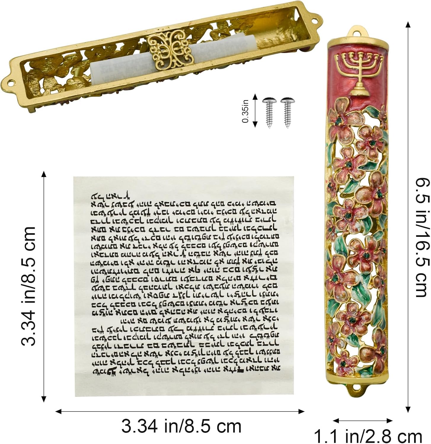 MrMrKura Mezuzah Scroll Door Ornament