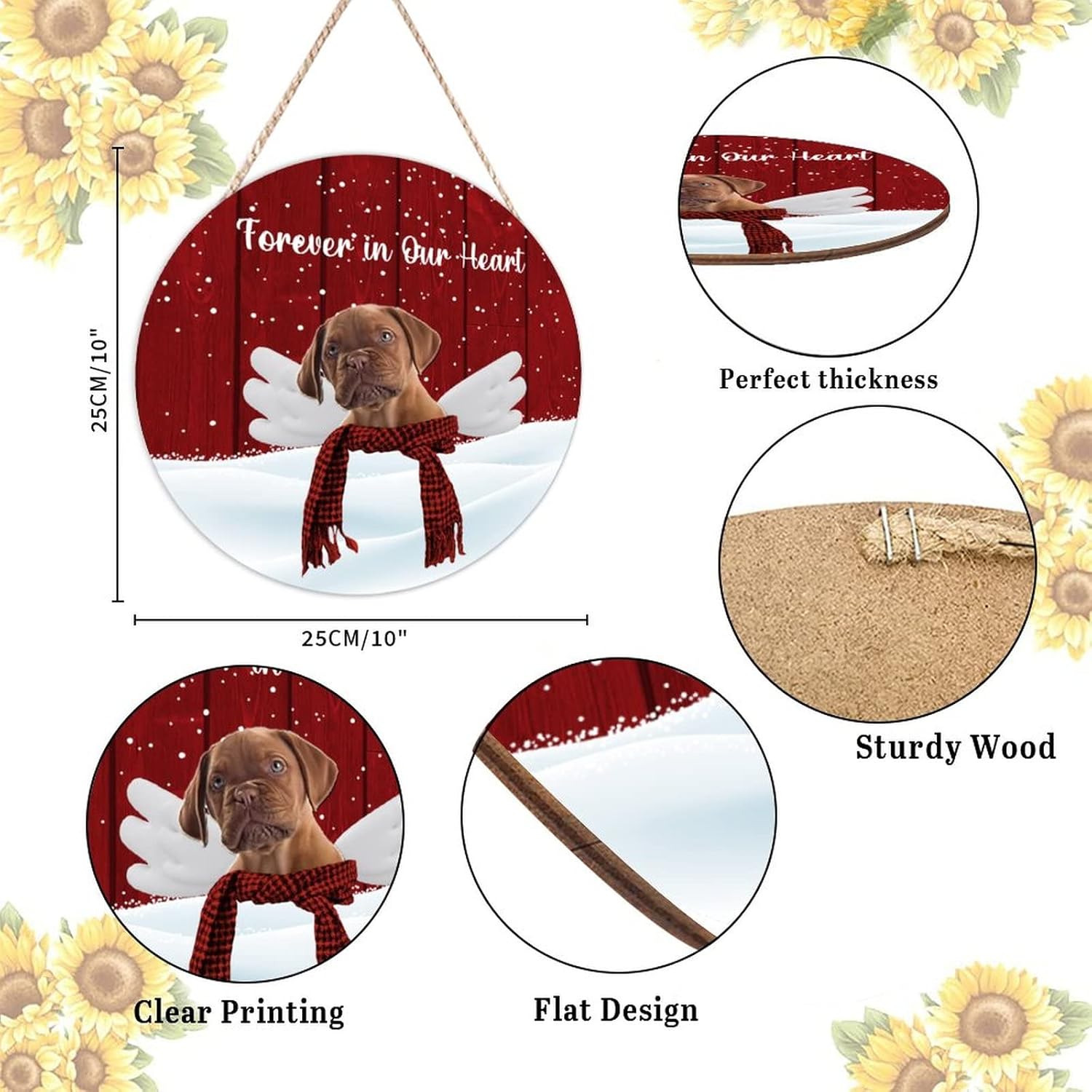 Farmhouse Door Hanger Pet Loss Memorial Sign