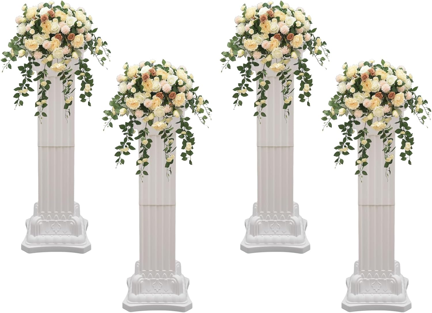 Roman Columns Plastic Wedding Stand 4Pcs Decor
