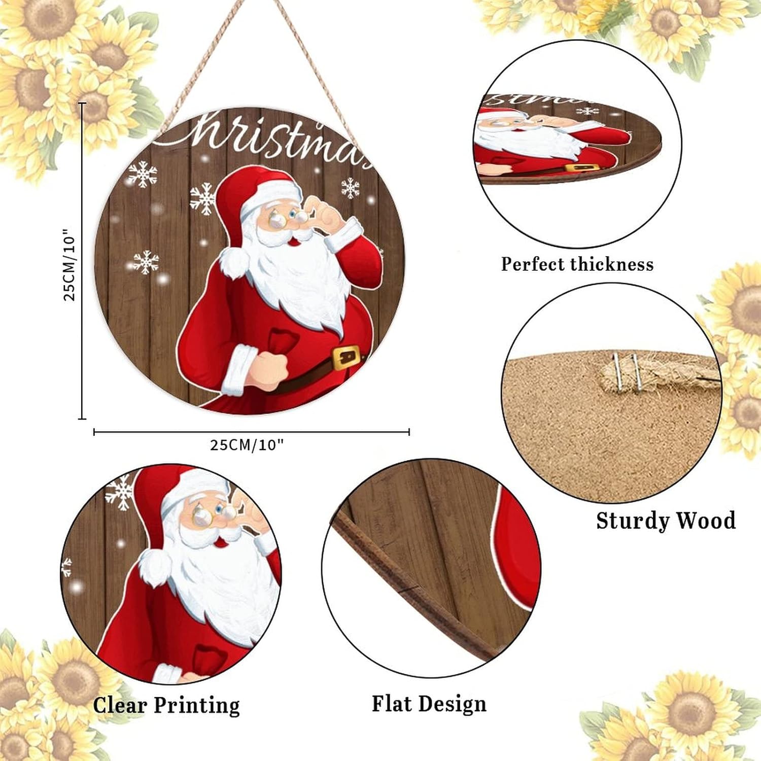 Farmhouse Door Hanger with Holiday Decor