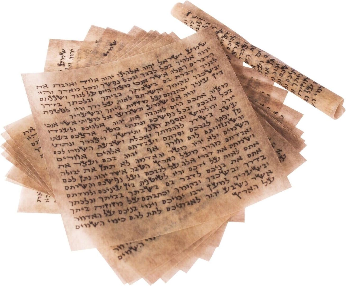 100pcs Non-Kosher Scrolls for Mezuzah Case Decor