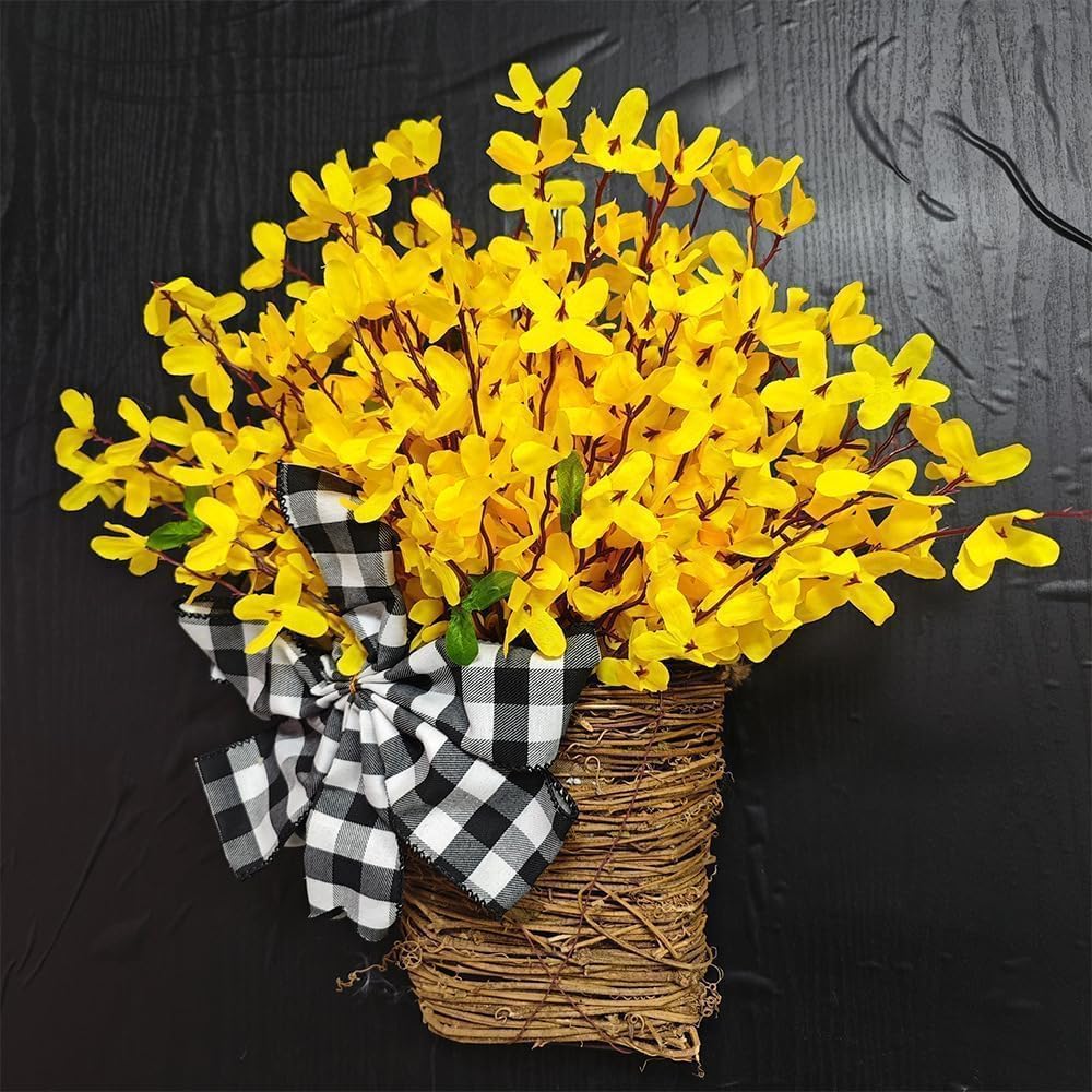 Manutox Cream Hydrangea Door Wreath Basket Hanger