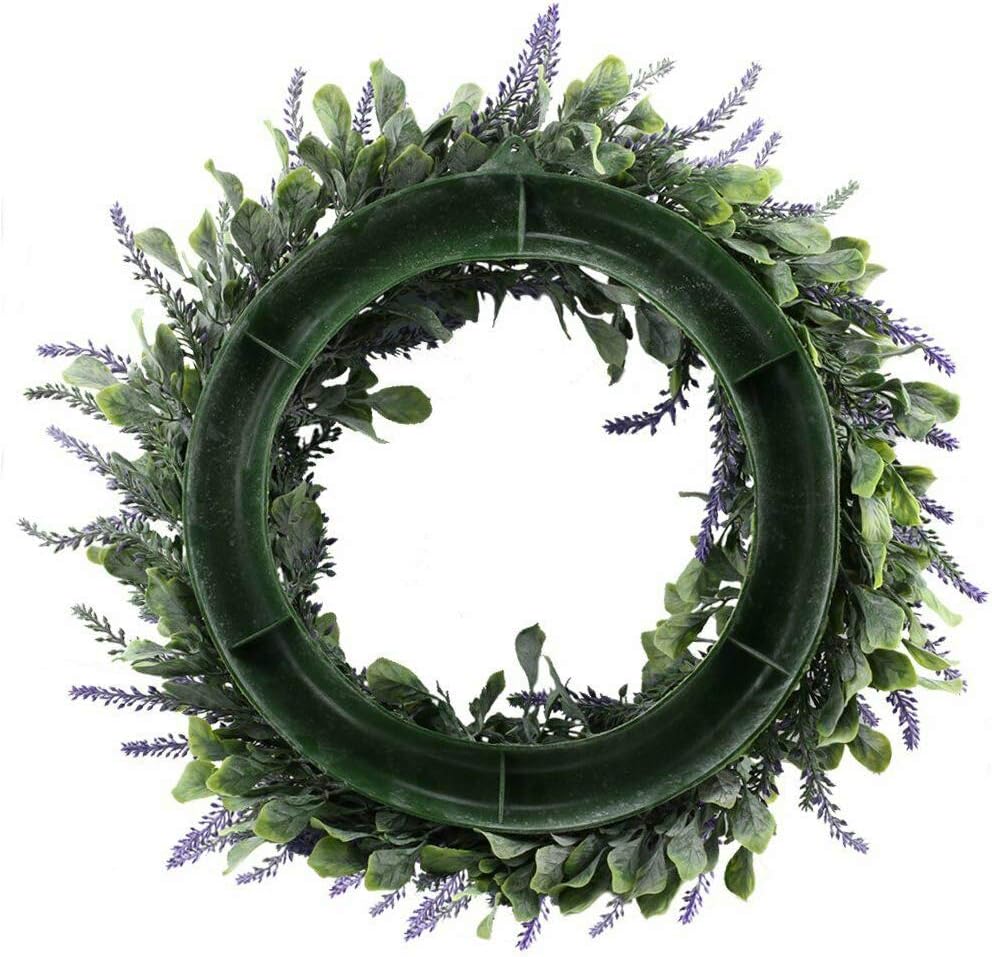 Artificial Lavender Wreath for Front Door