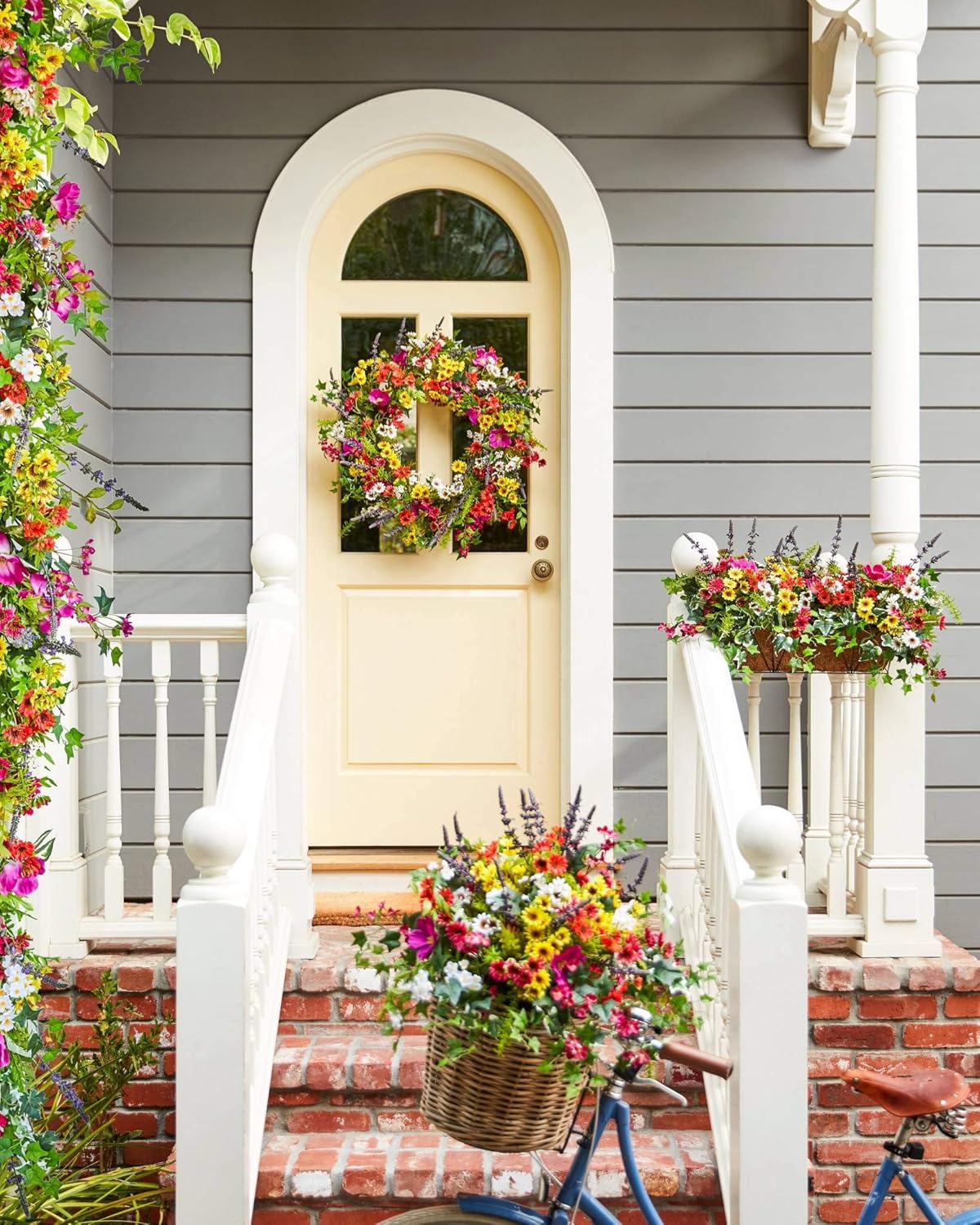 Balsam Hill 28in Meadow Artificial Wreath