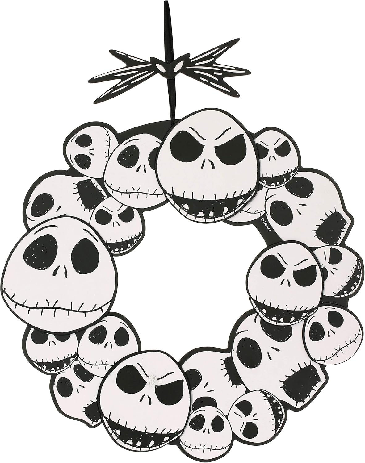 Disney The Nightmare Before Christmas Jack Skellington Wreath 1