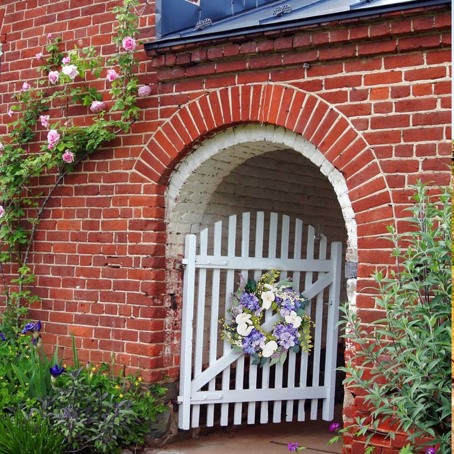 Spring Easter Wreath Decor for Front Door