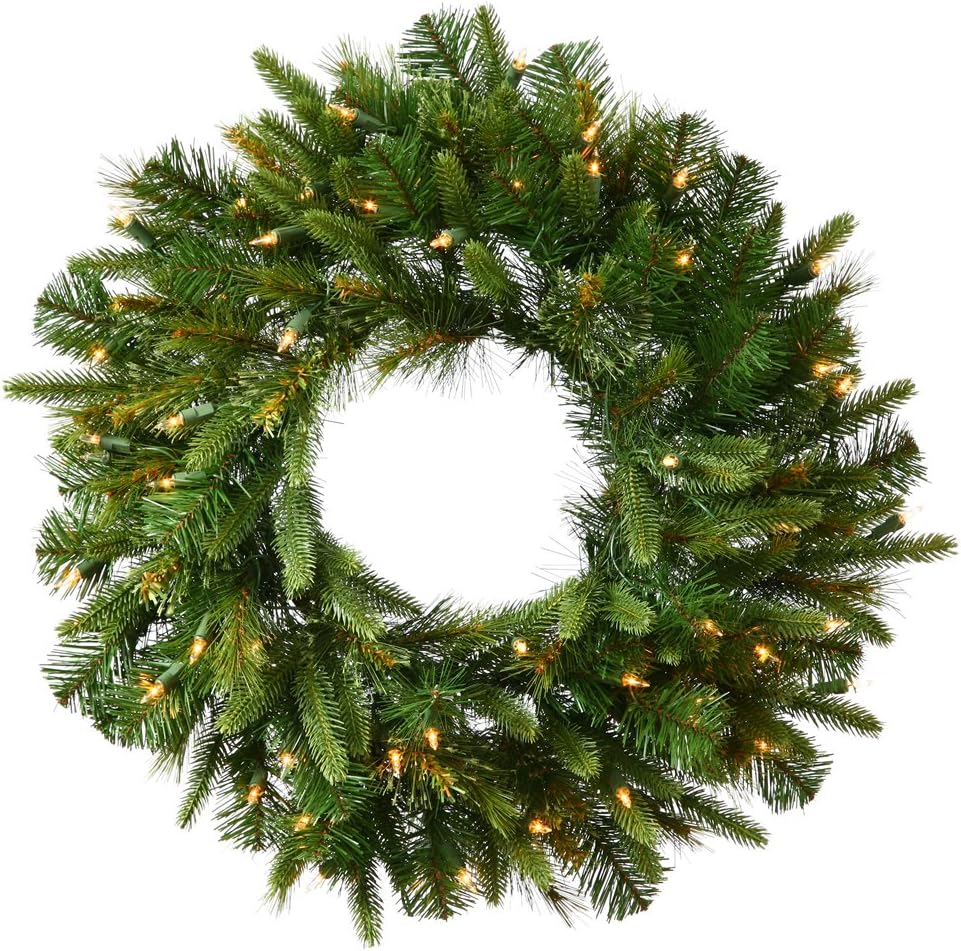 Vickerman Cashmere Wreath Pre-Lit LED Wreath