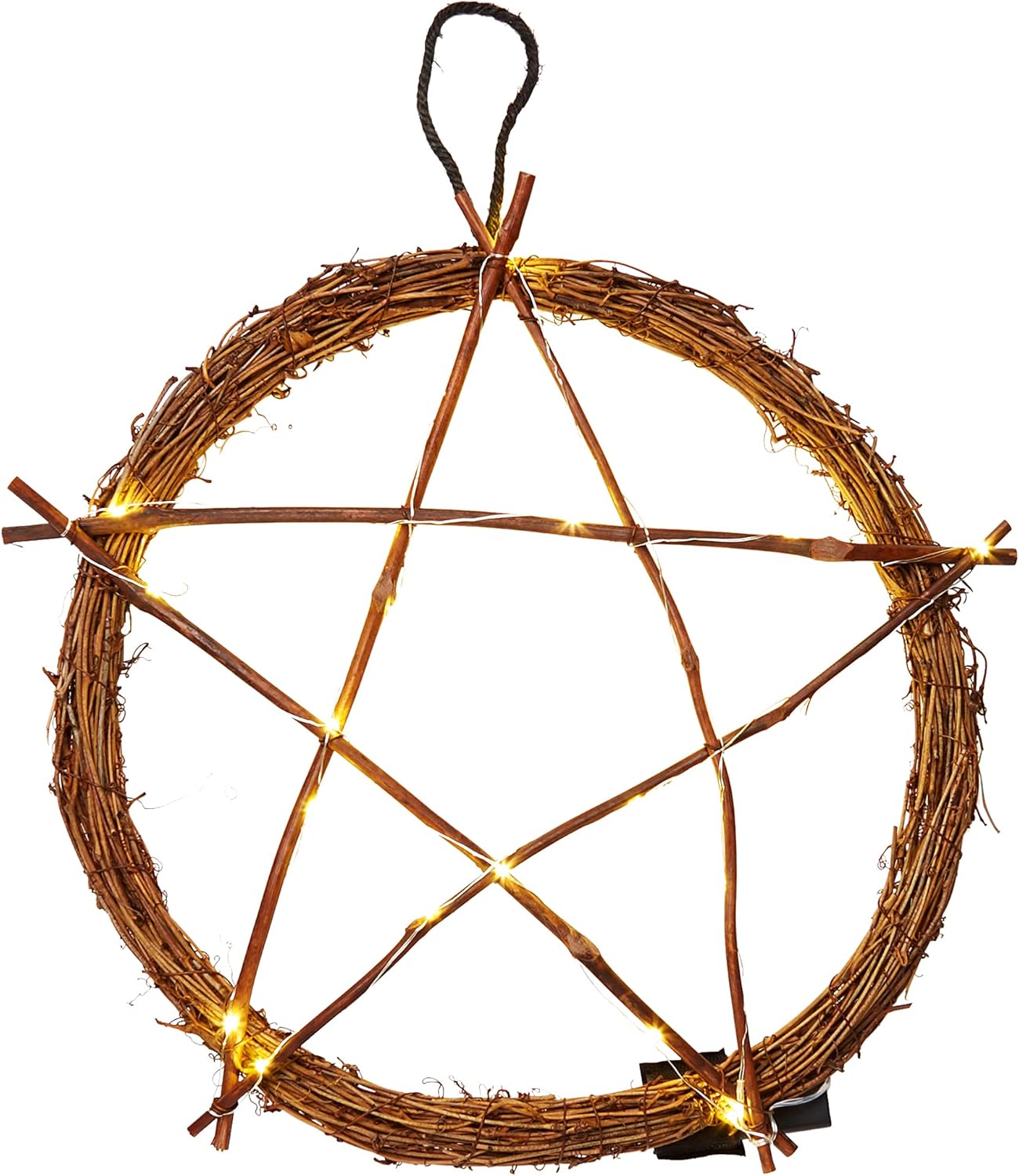 Spirit Halloween Light-Up Pentagram Wreath