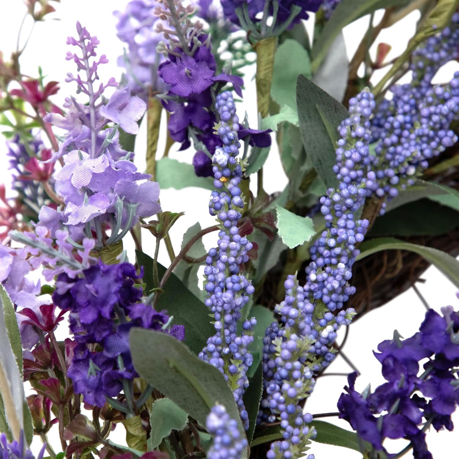 Northlight Lavender Artificial Spring Wreath - 18 Inch