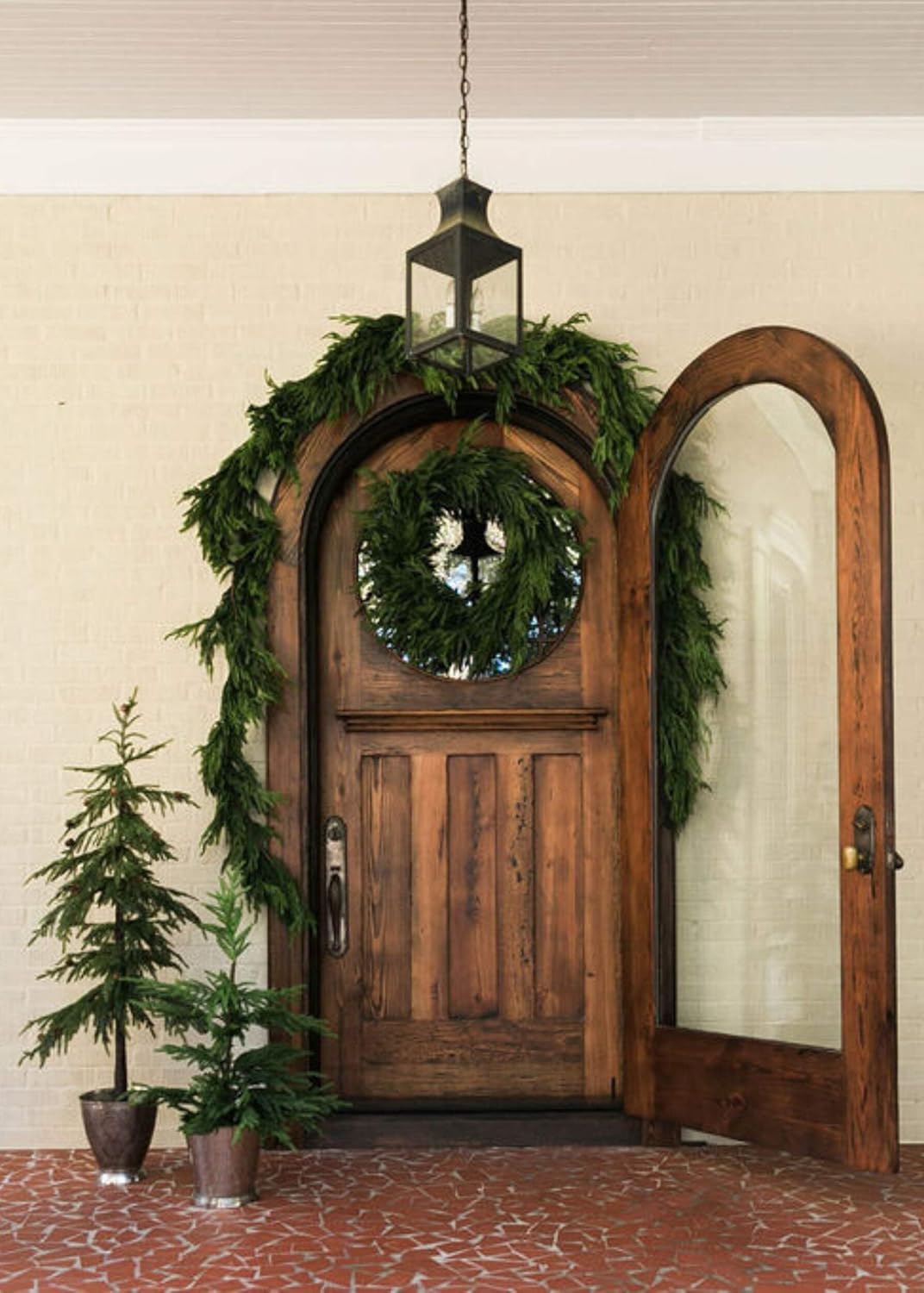 Afloral Real Touch Norfolk Pine Wreath 24 Inch
