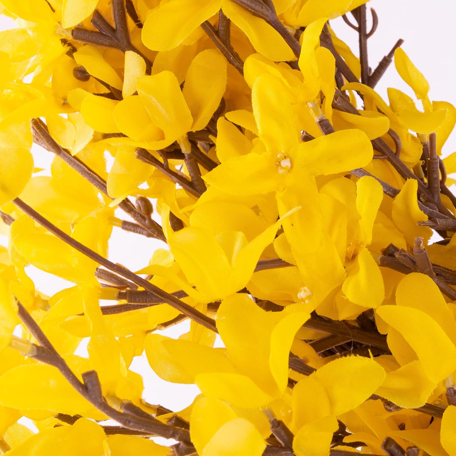 Yellow Forsythia Wreath - 24 Inch Artificial Spring Decor