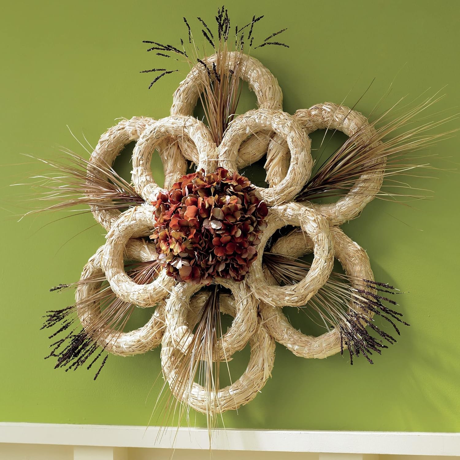 FloraCraft 18 Inch Natural Straw Wreath Form