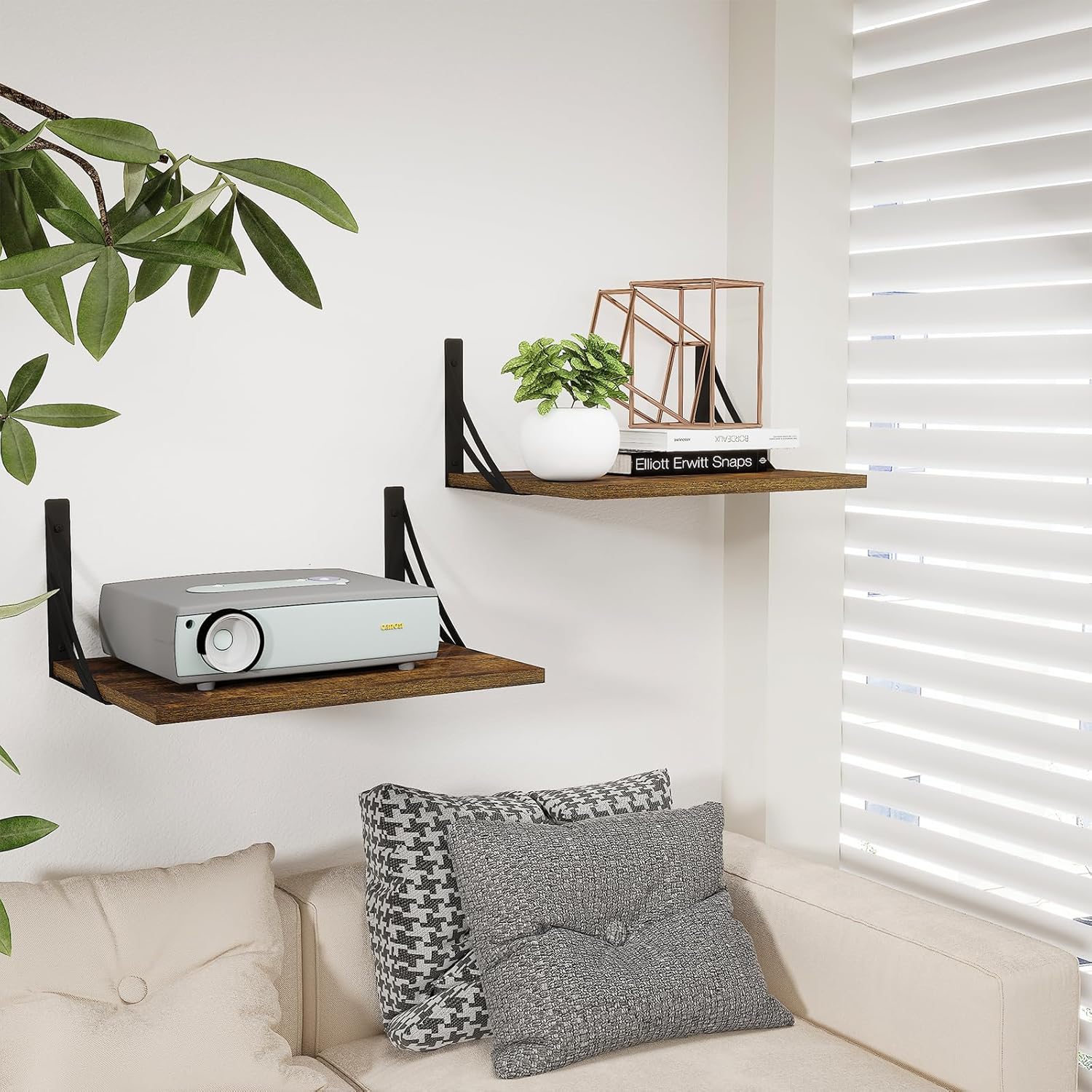 Deep Floating Shelves for Wall 12 Inch Deep Storage Shelves