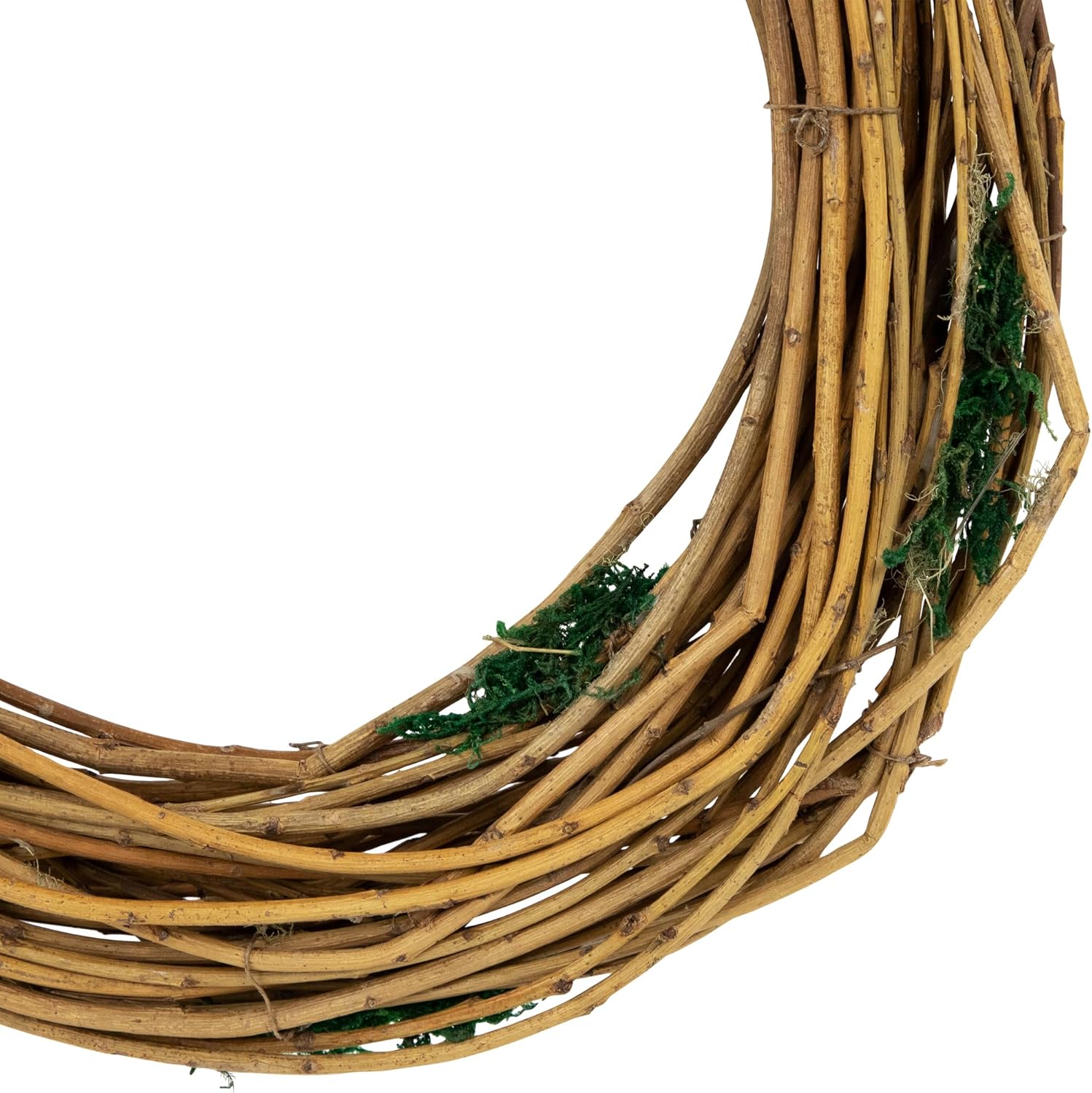 Grapevine Twig Artificial Wreath with Moss 1525 Inch