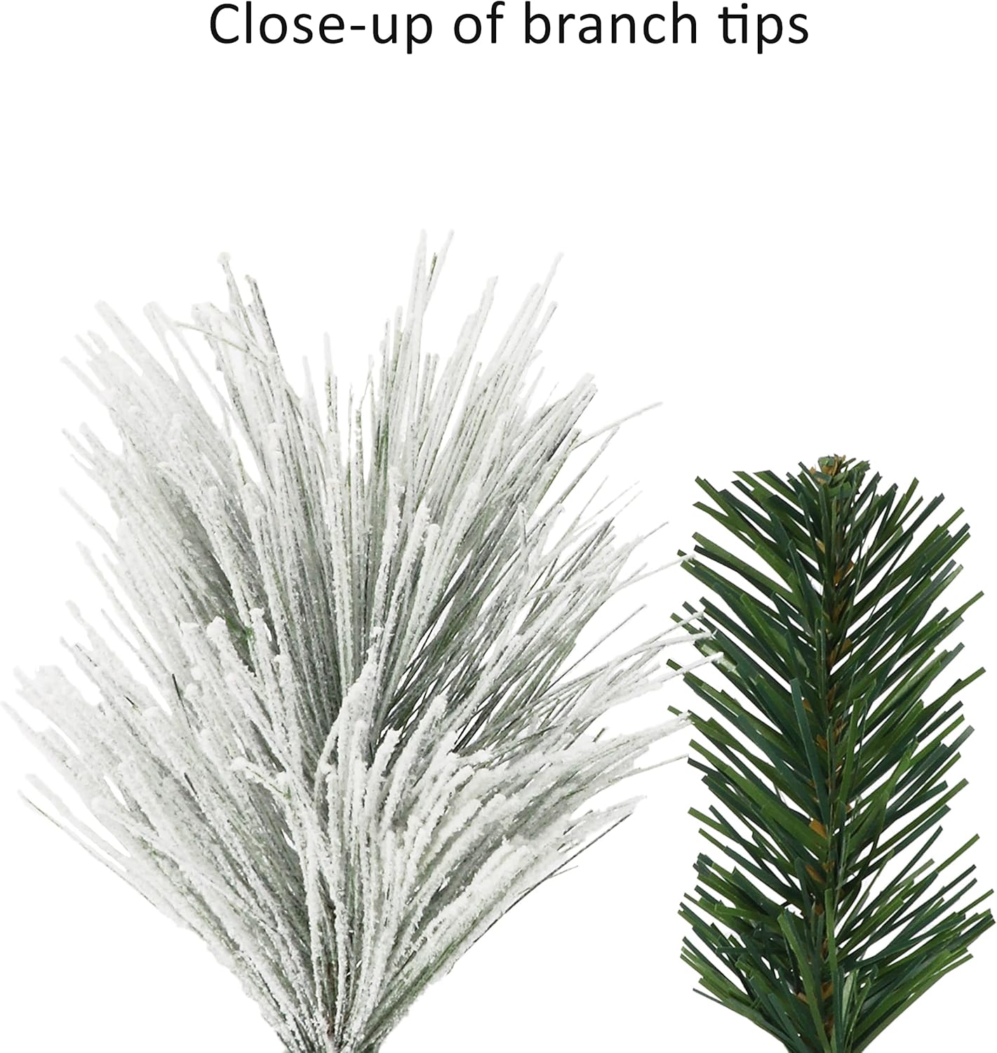 24 Inch Artificial Christmas Wreath with Green and Silver Decor