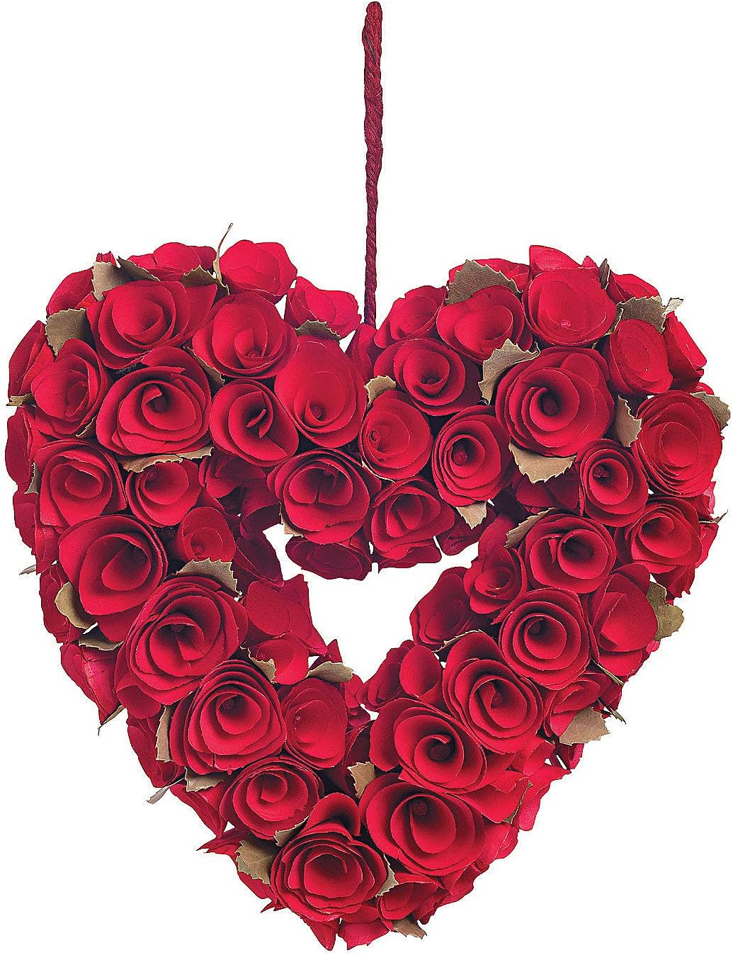Fun Express Valentine Wreath 10 Inch Heart Decor