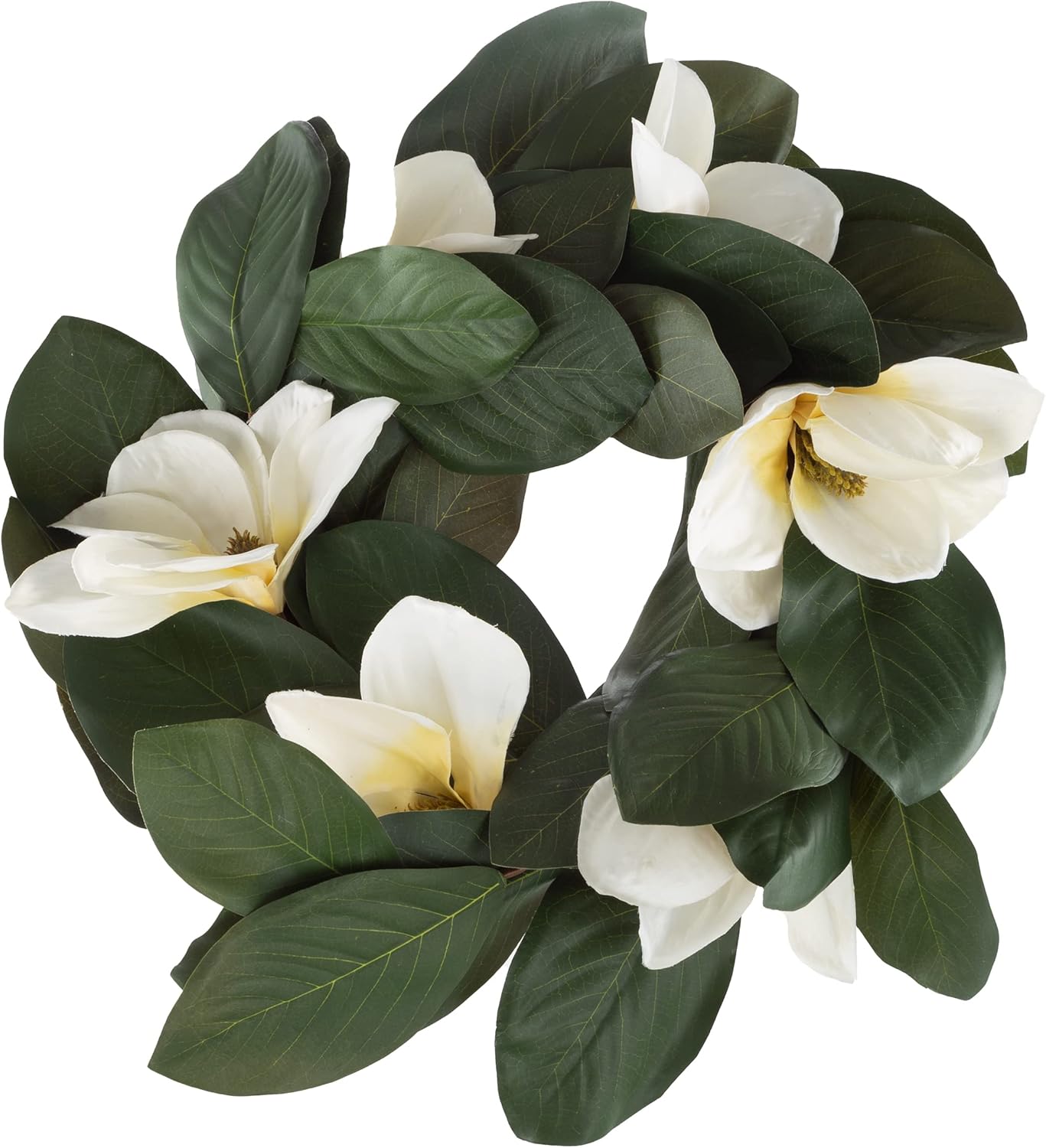 Magnolia Wreath 24 Inch Artificial Spring Door Wreath