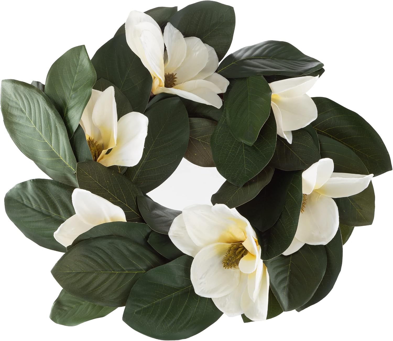 Magnolia Wreath 24 Inch Artificial Spring Door Wreath