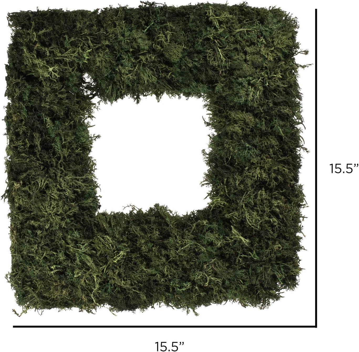 Vickerman 155 Inch Artificial Reindeer Moss Wreath