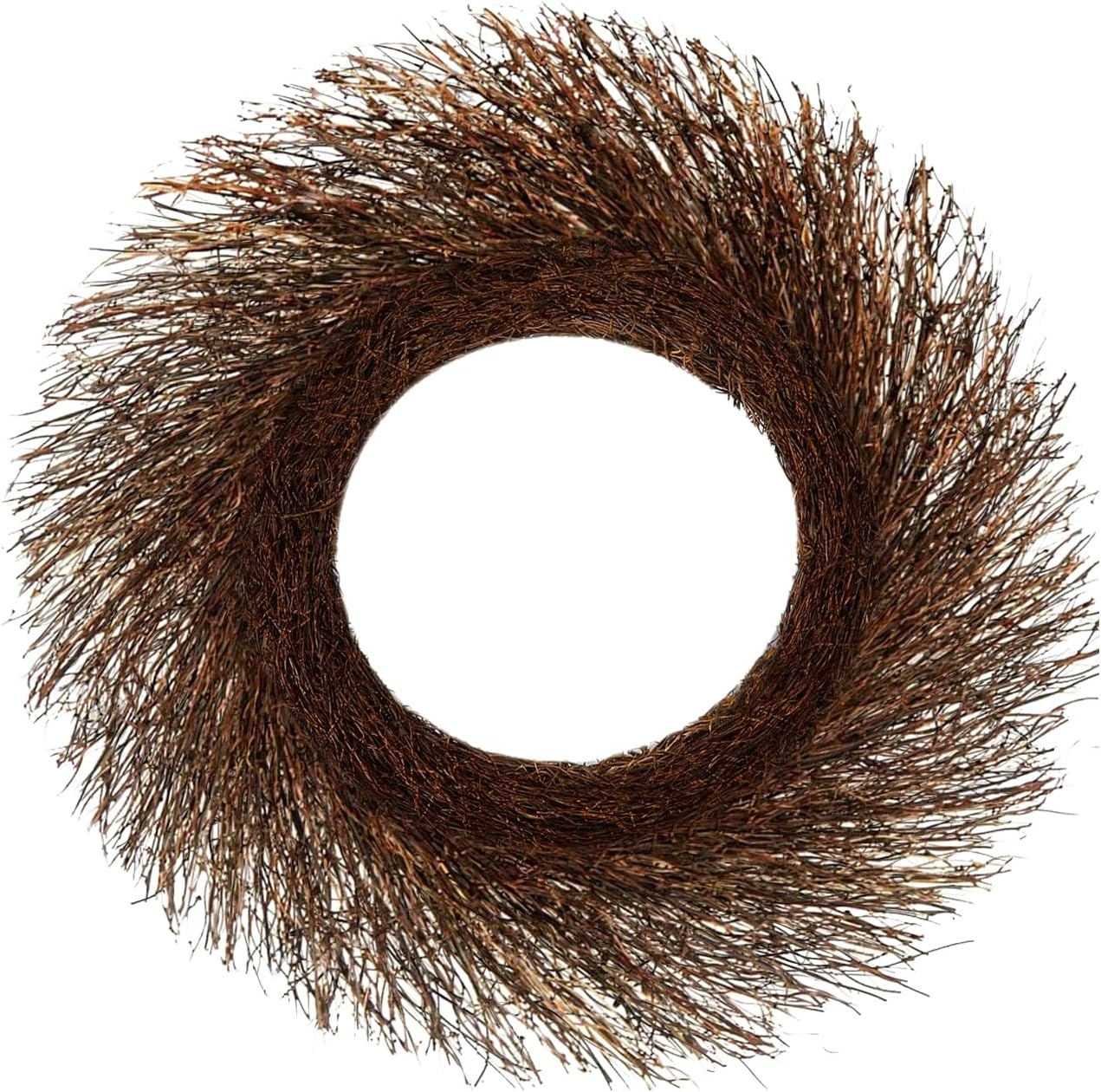 Temfmy 18 Inch Rattan Vine Branch Wreath for DIY Crafts