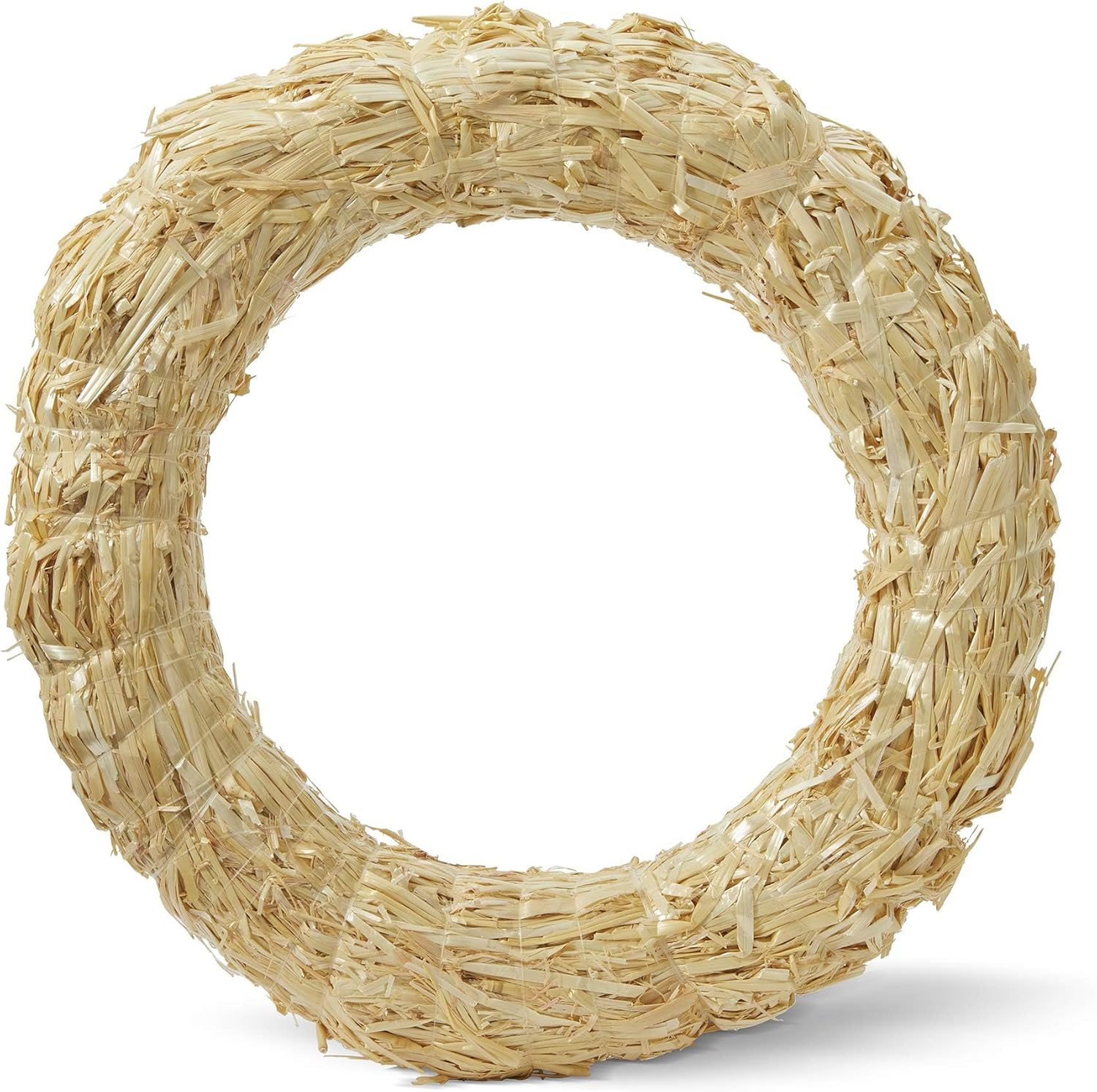 FloraCraft 3 Piece 16 Inch Straw Wreath Form Natural