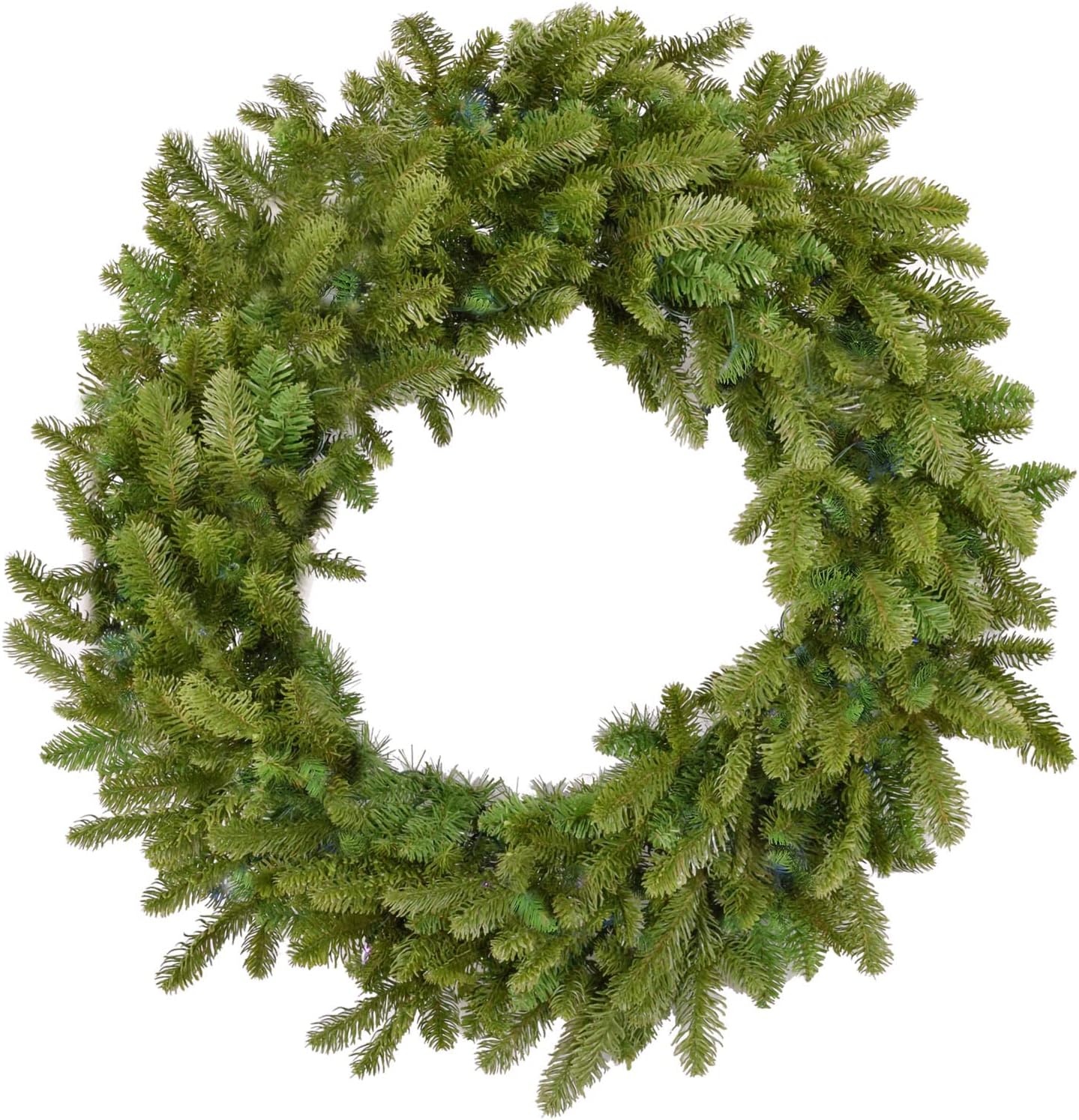 Fraser Hill Farm 48 Inch Grandland Pine Wreath Door Hanging No Lights