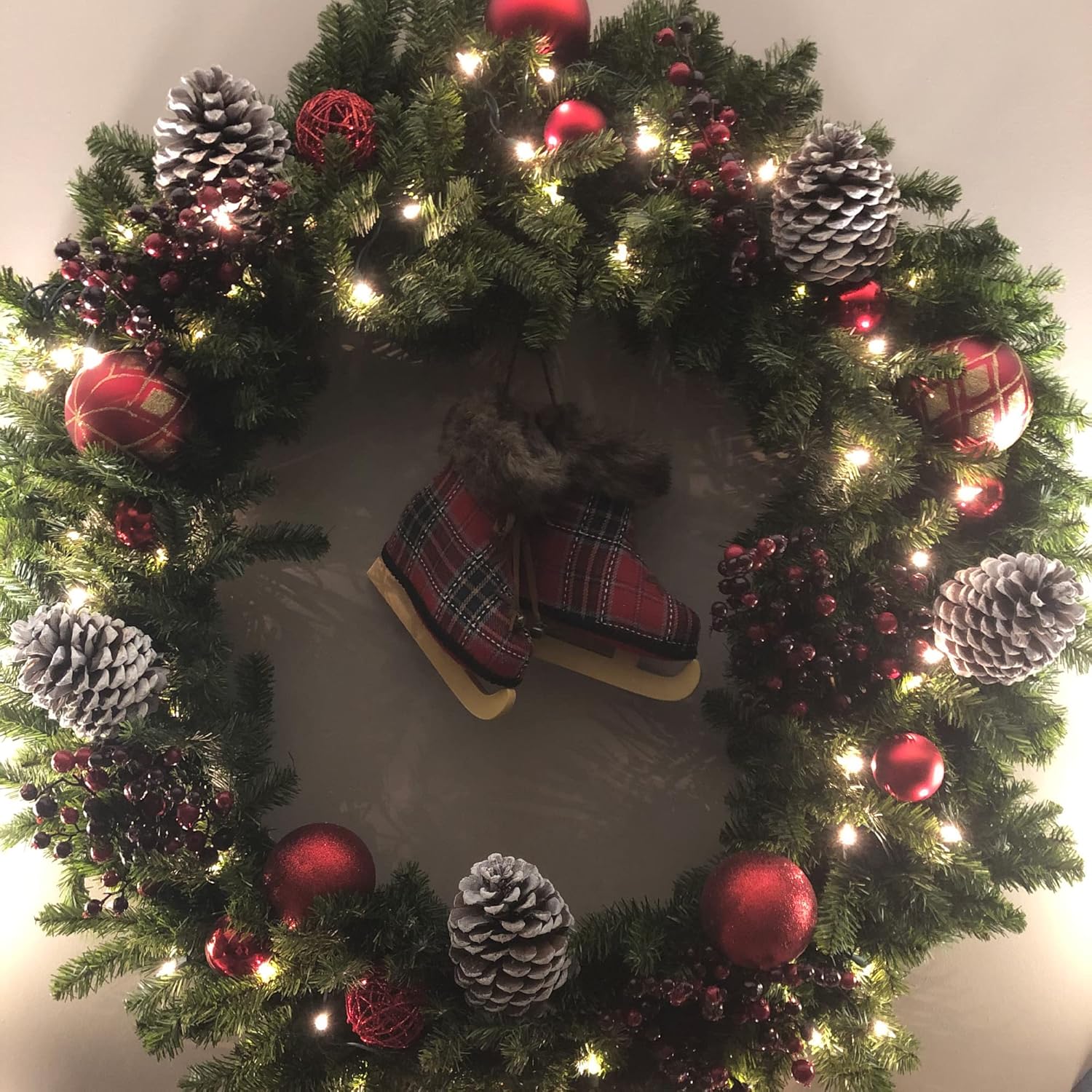 Northlight Artificial Canadian Pine Christmas Wreath 48 In