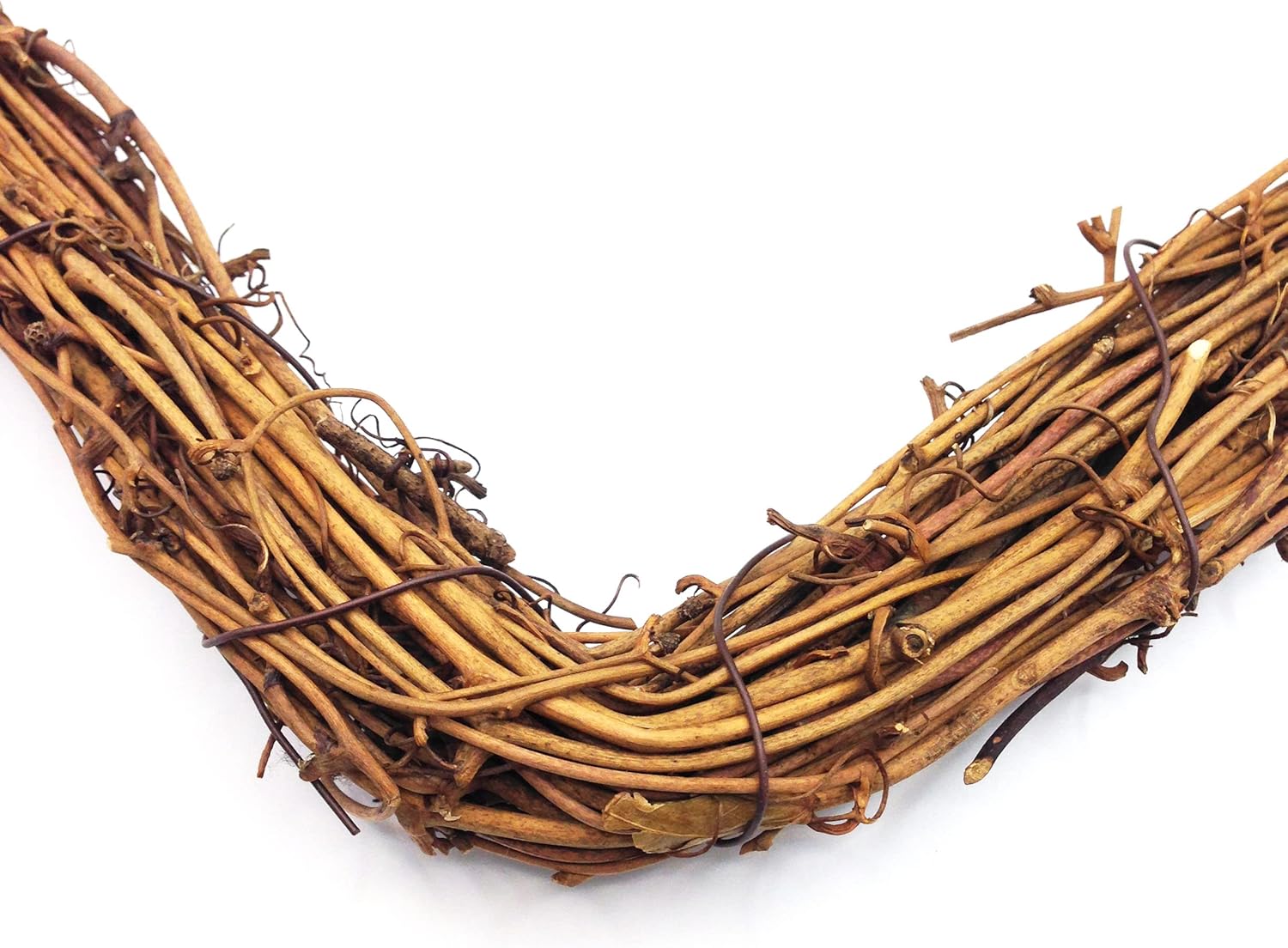 Natural Grapevine Heart Wreath - 12 Inch Decor