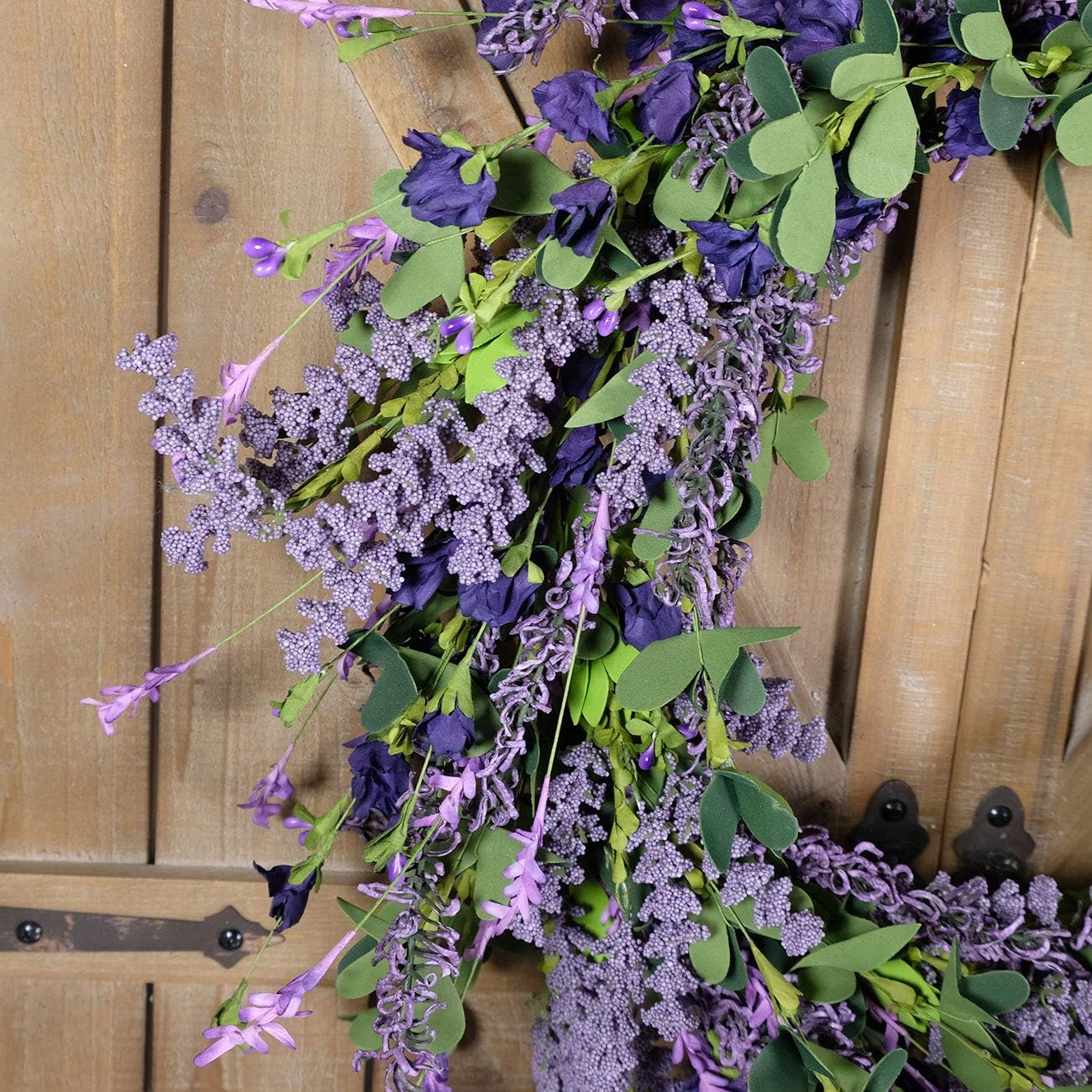 Bibelot 20 Inch Lavender Wreath Front Door Decor