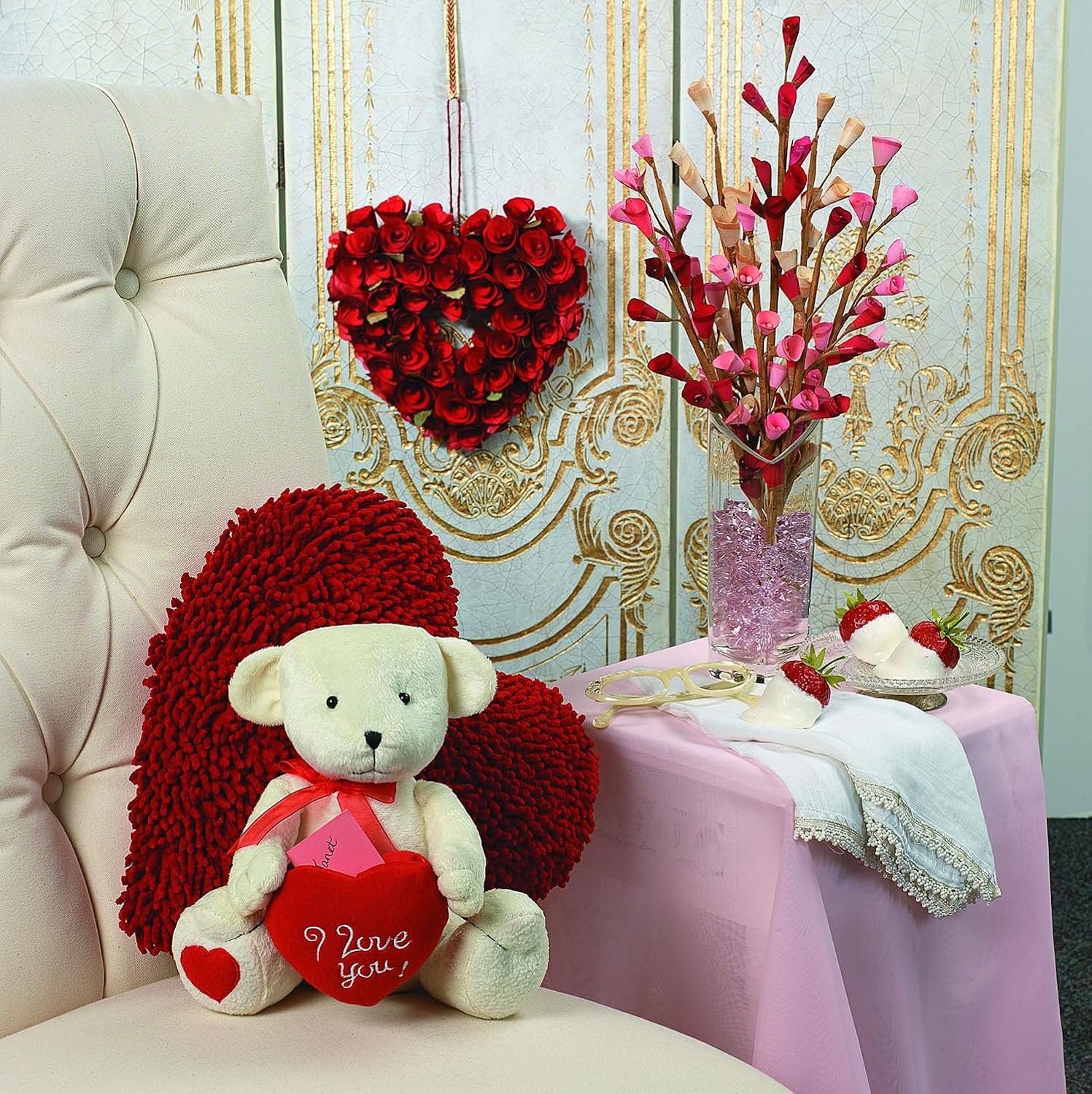 Fun Express Valentine Wreath 10 Inch Heart Decor