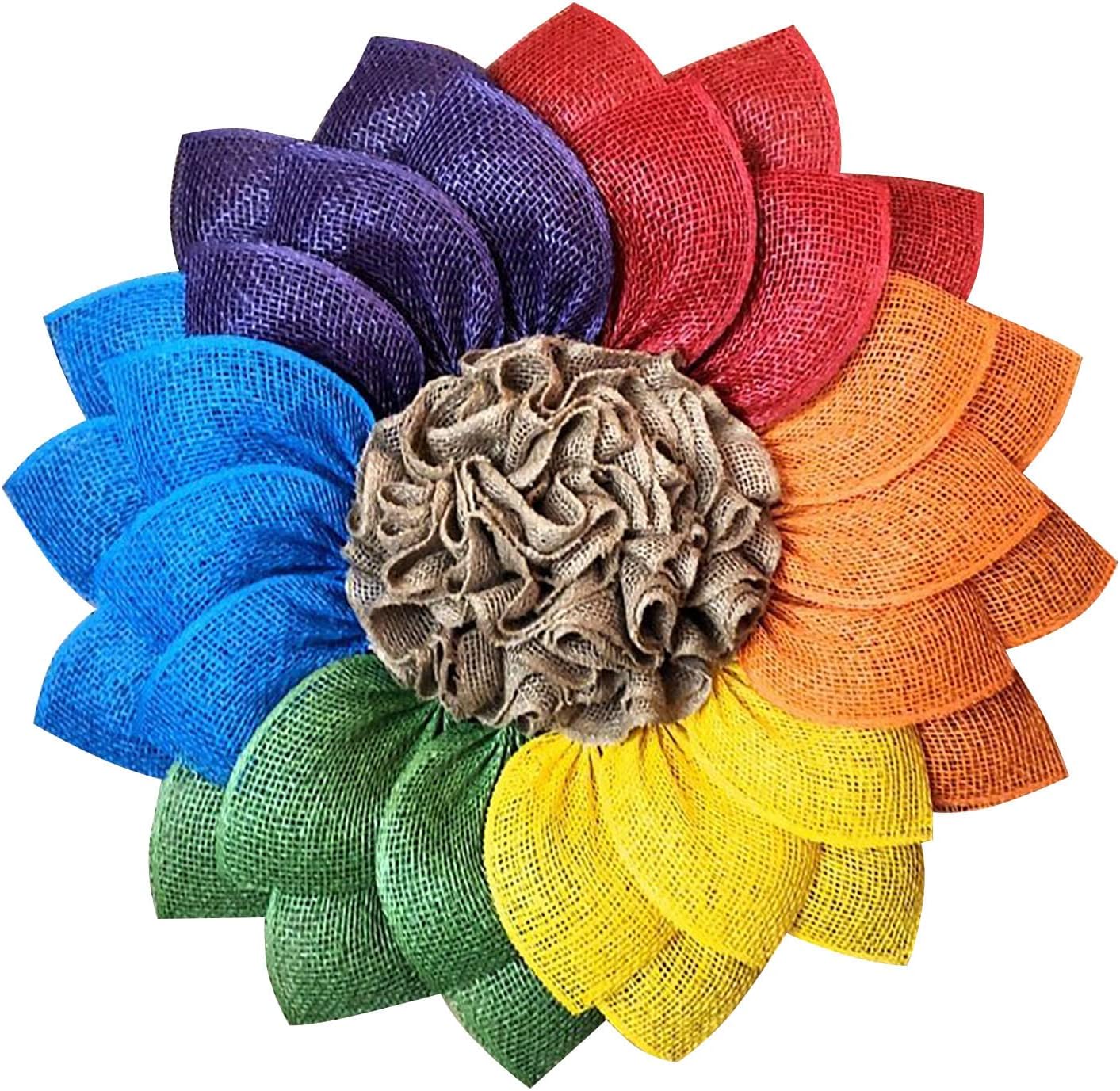 Cakina Artificial Flowers in Vase Spring Decor Wreath