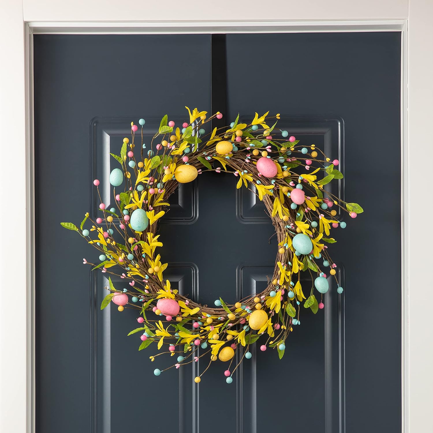 Glitzhome 22 Inch Easter Wreath Decor