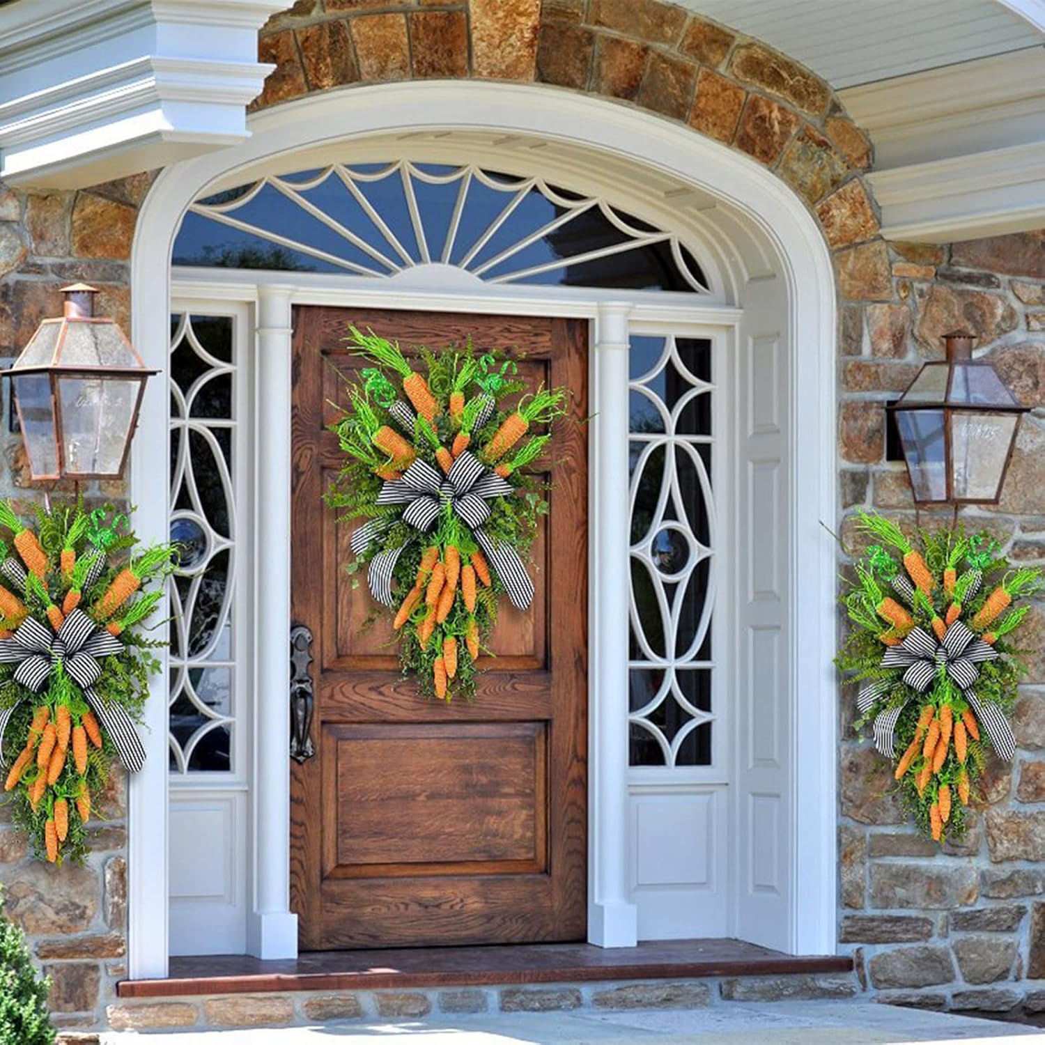 Cakina Easter Wreath Front Door Decor Spring