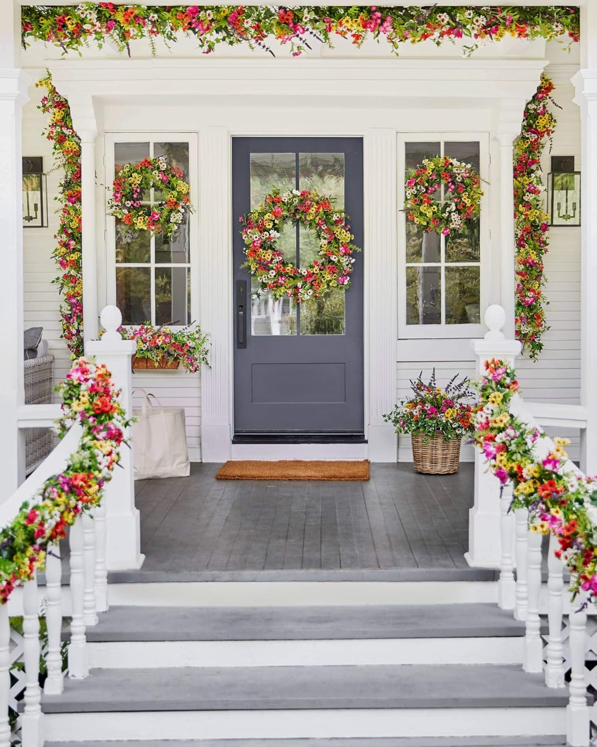 Balsam Hill 28in Meadow Artificial Wreath