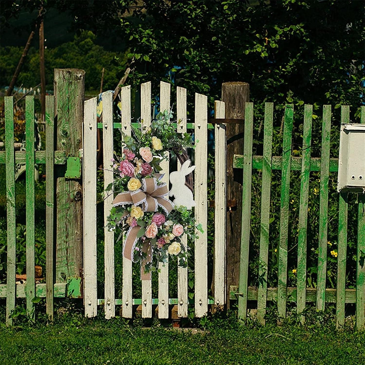 Valentines Outdoor Wreath Spring Easter Door Decor