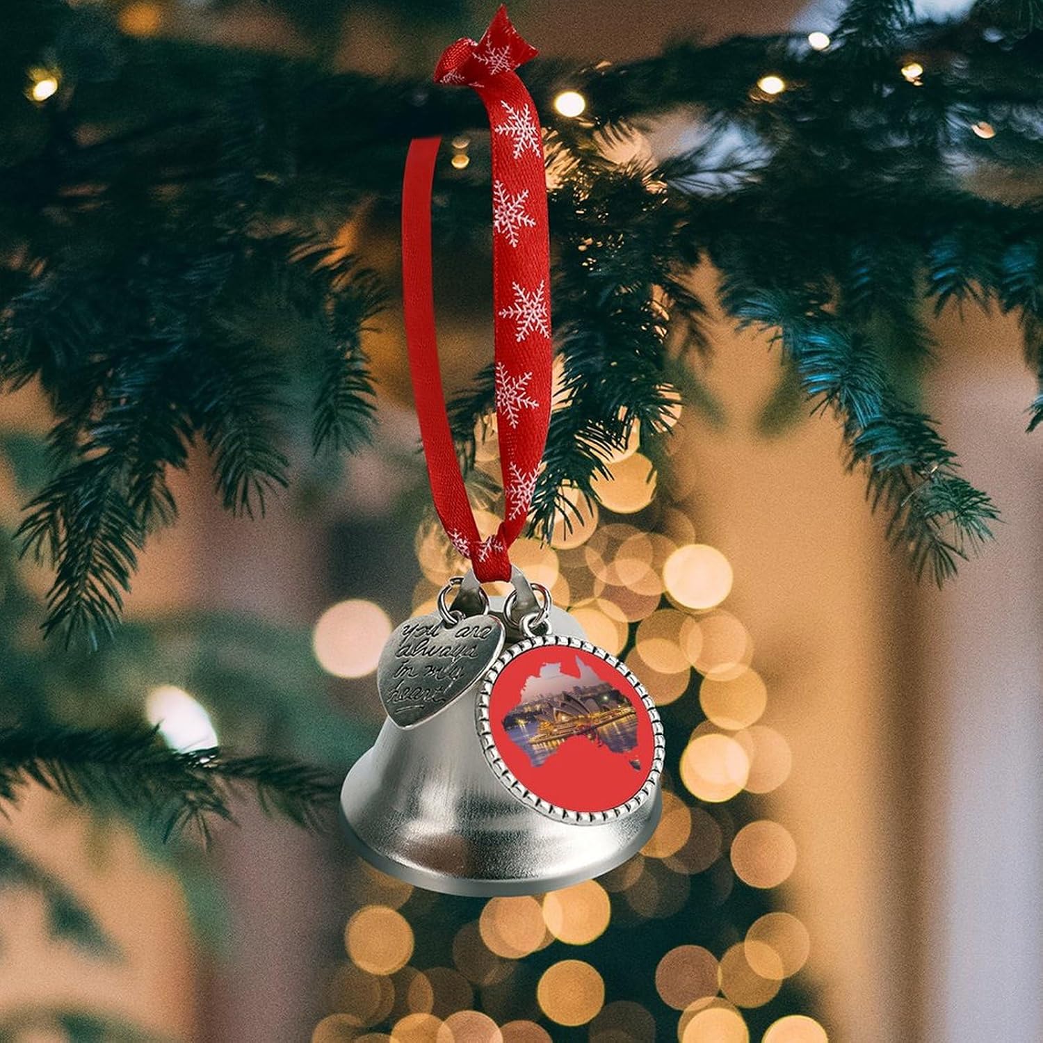 Sydney Opera House Australia Christmas Bell Pendant Decoration