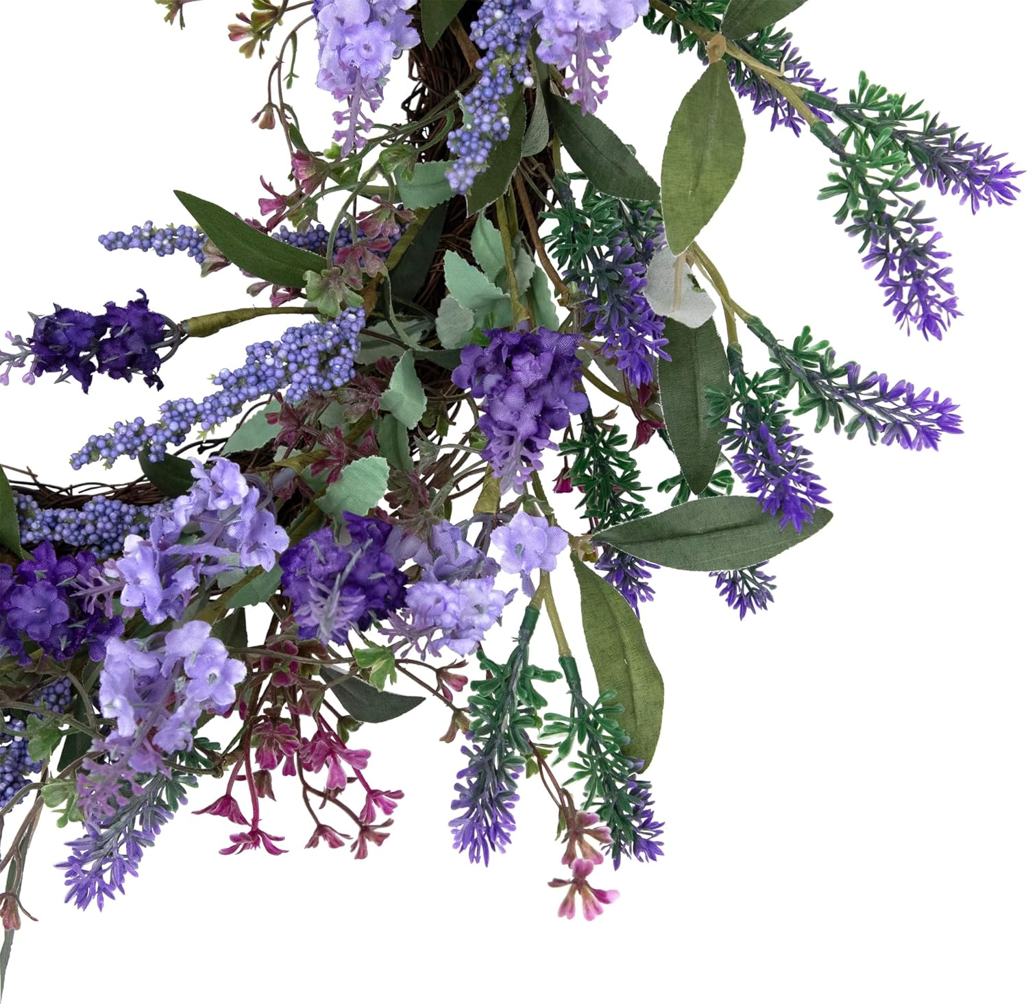 Northlight Lavender Artificial Spring Wreath - 18 Inch