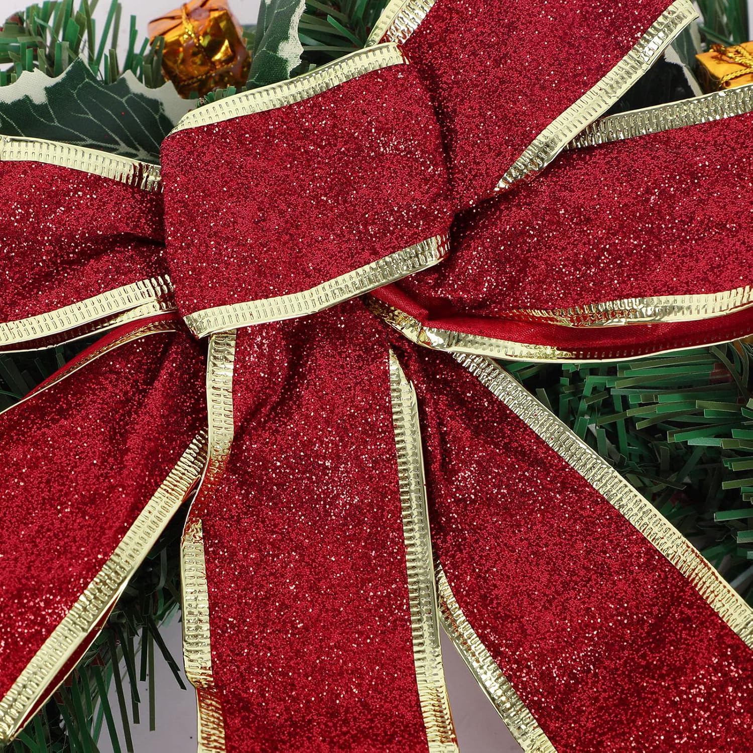 LASPERAL 17 Inch Artificial Christmas Door Wreath