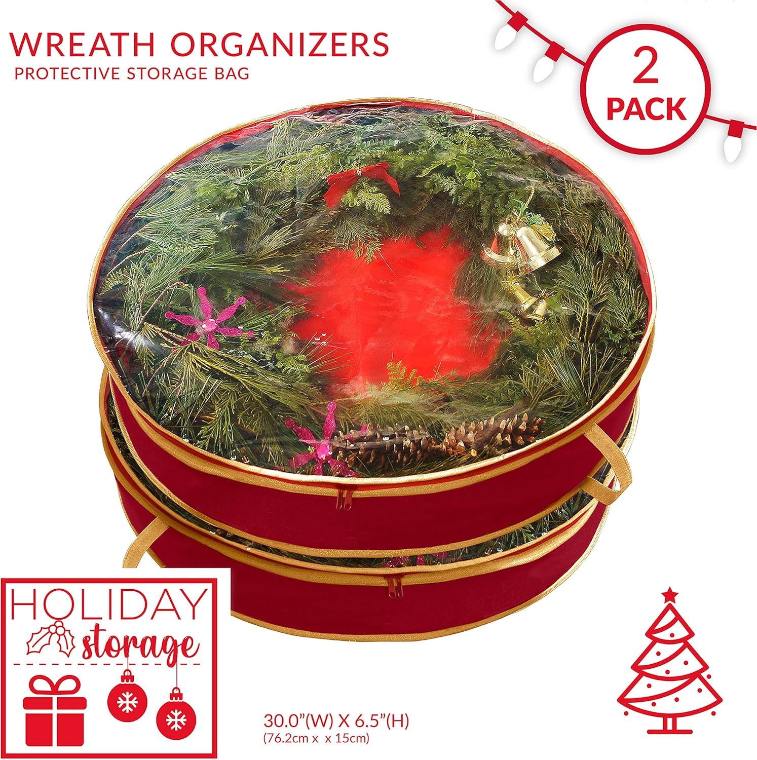 Simplify Set of Two 30 Inch Wreath Bags 1