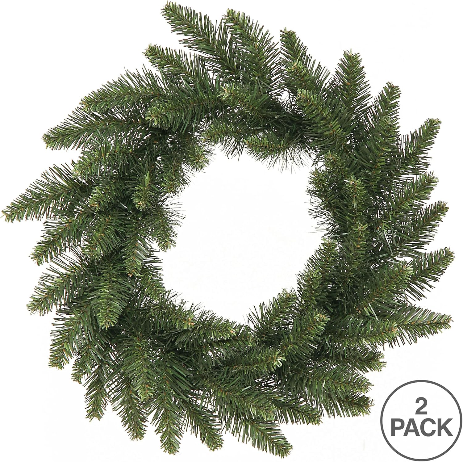 Vickerman 16 Inch Camdon Fir Artificial Wreath Pack of 2
