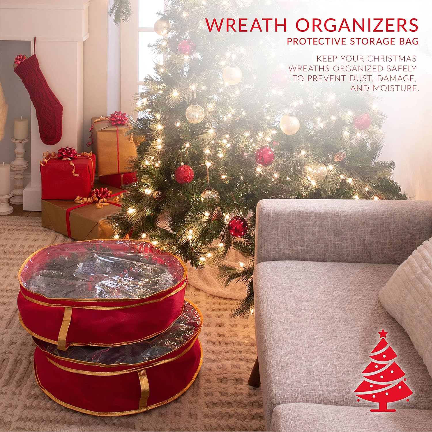 Simplify Set of Two 30 Inch Wreath Bags 1
