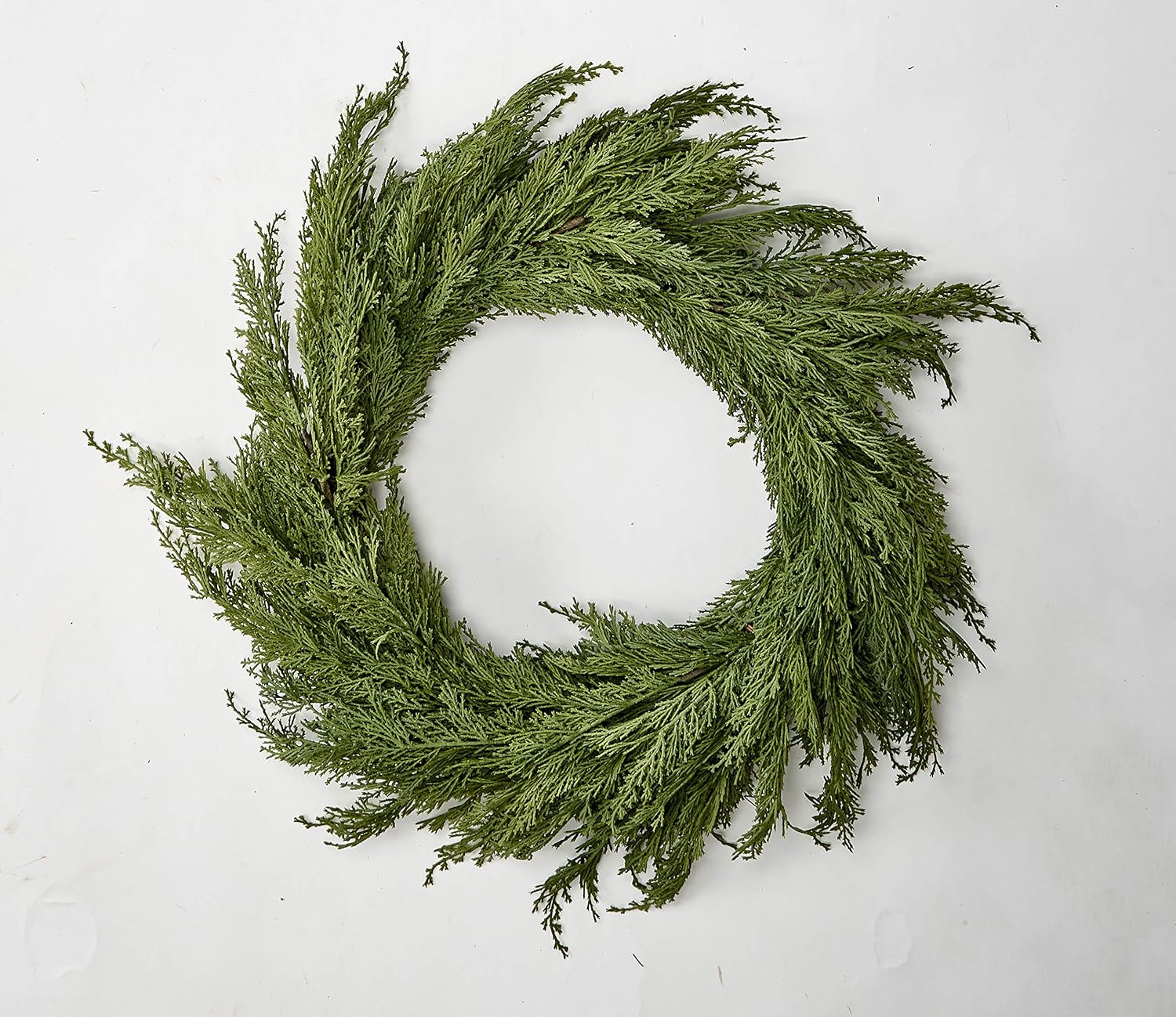 24 Inch Cedar Wreath for Home Decor