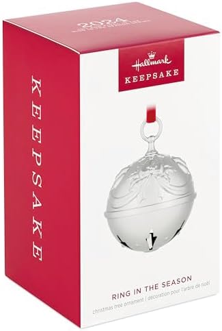 Hallmark Keepsake 2024 Christmas Ornament Ring In the Season Bell Metal
